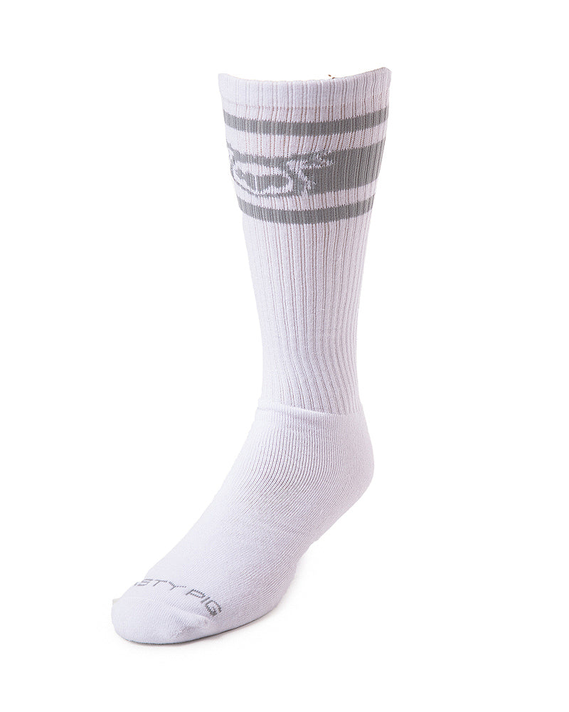 Hook'd Up Sport Sock - White/Grey