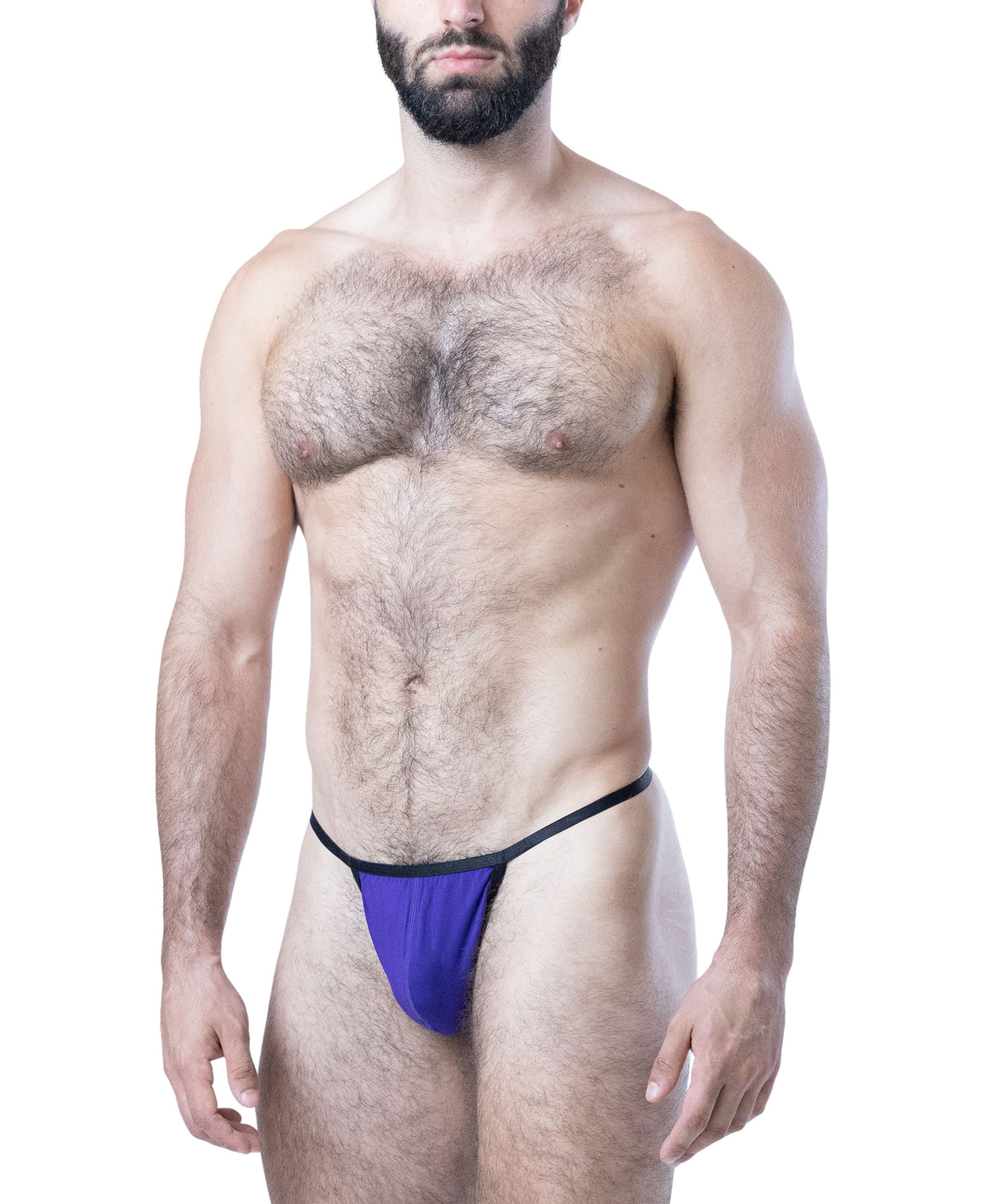 Adonis Thong - Purple/Black