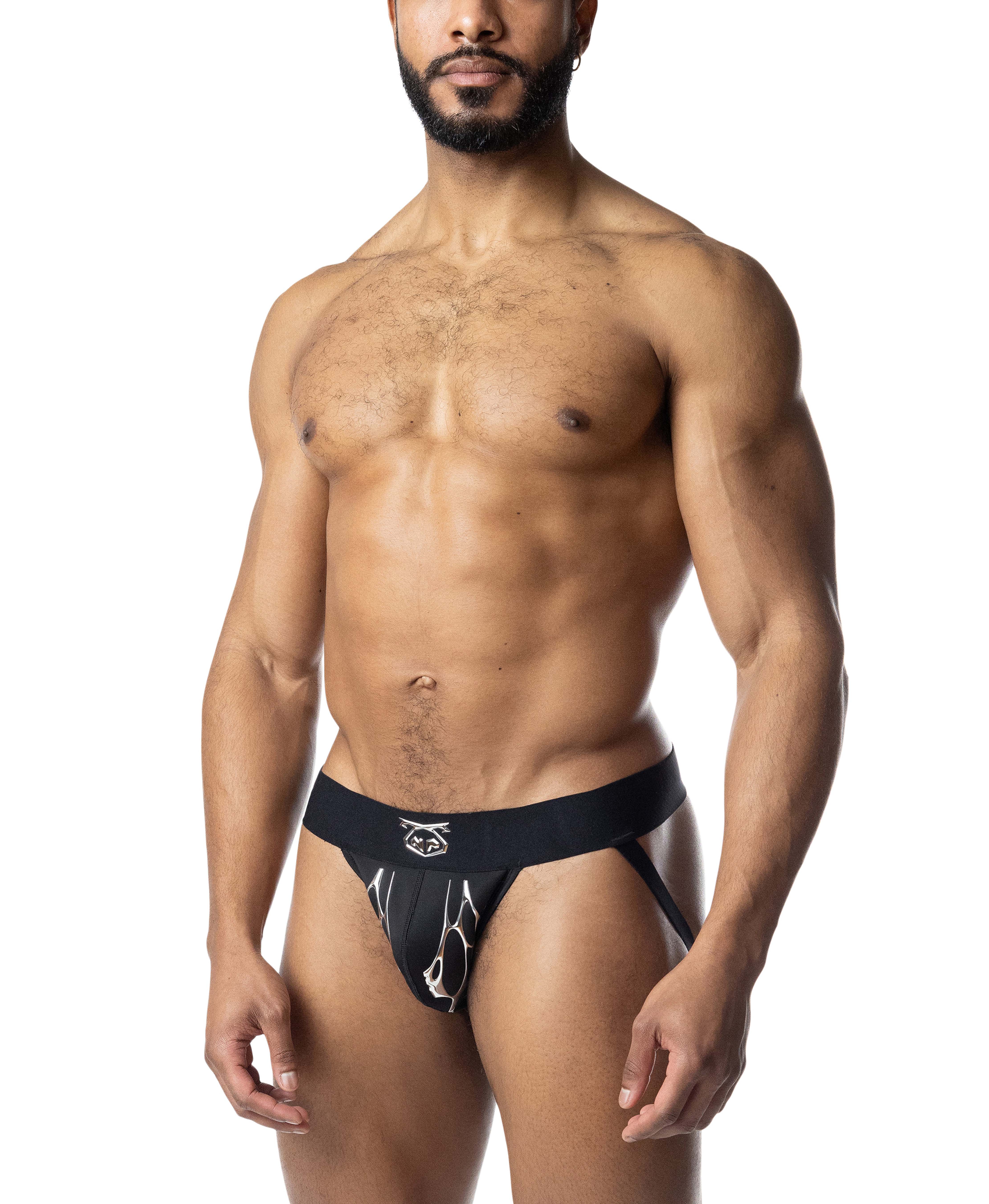 Barbed Wire Jock Strap - Black