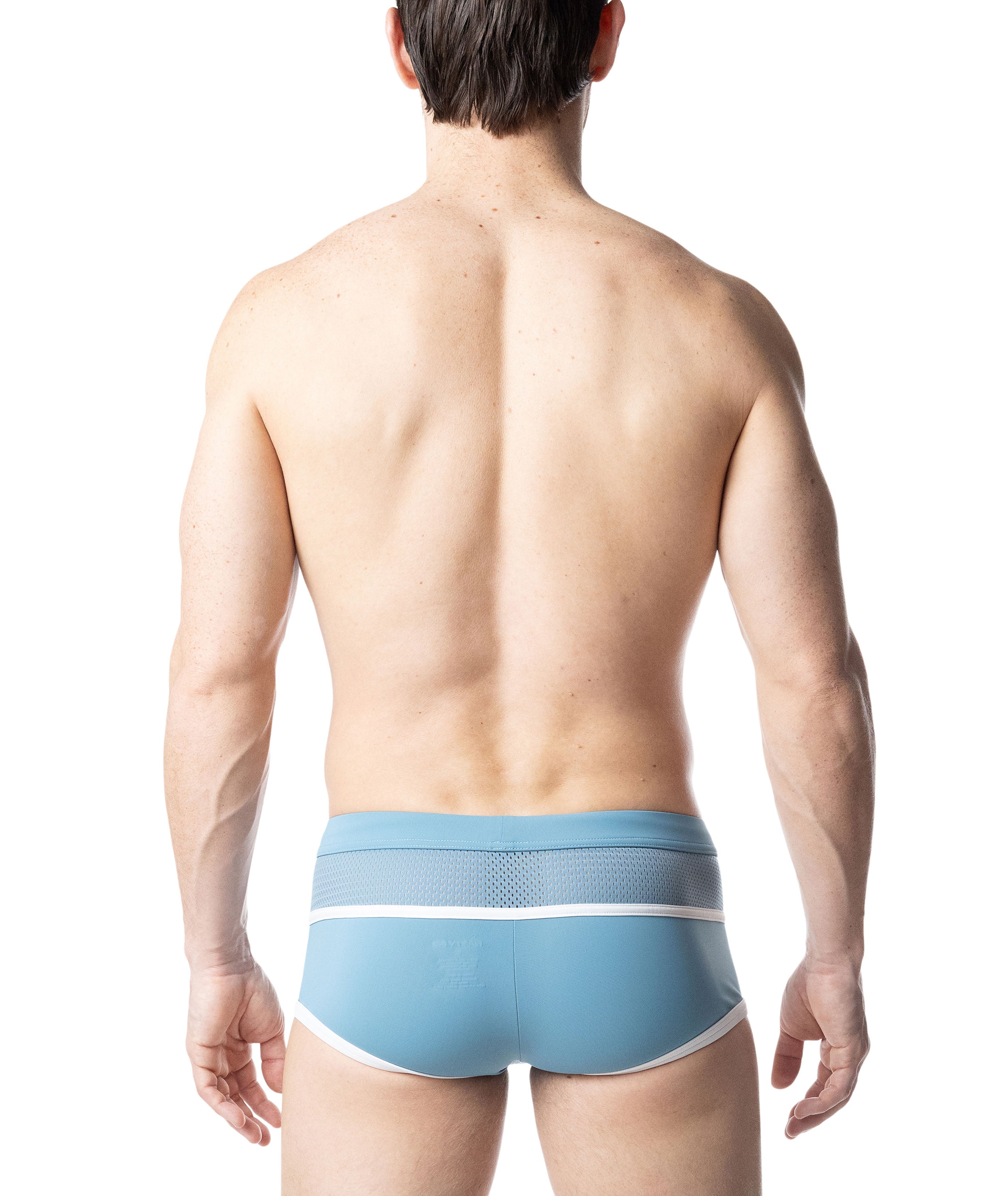 Overlay Square Cut - Light Teal/White