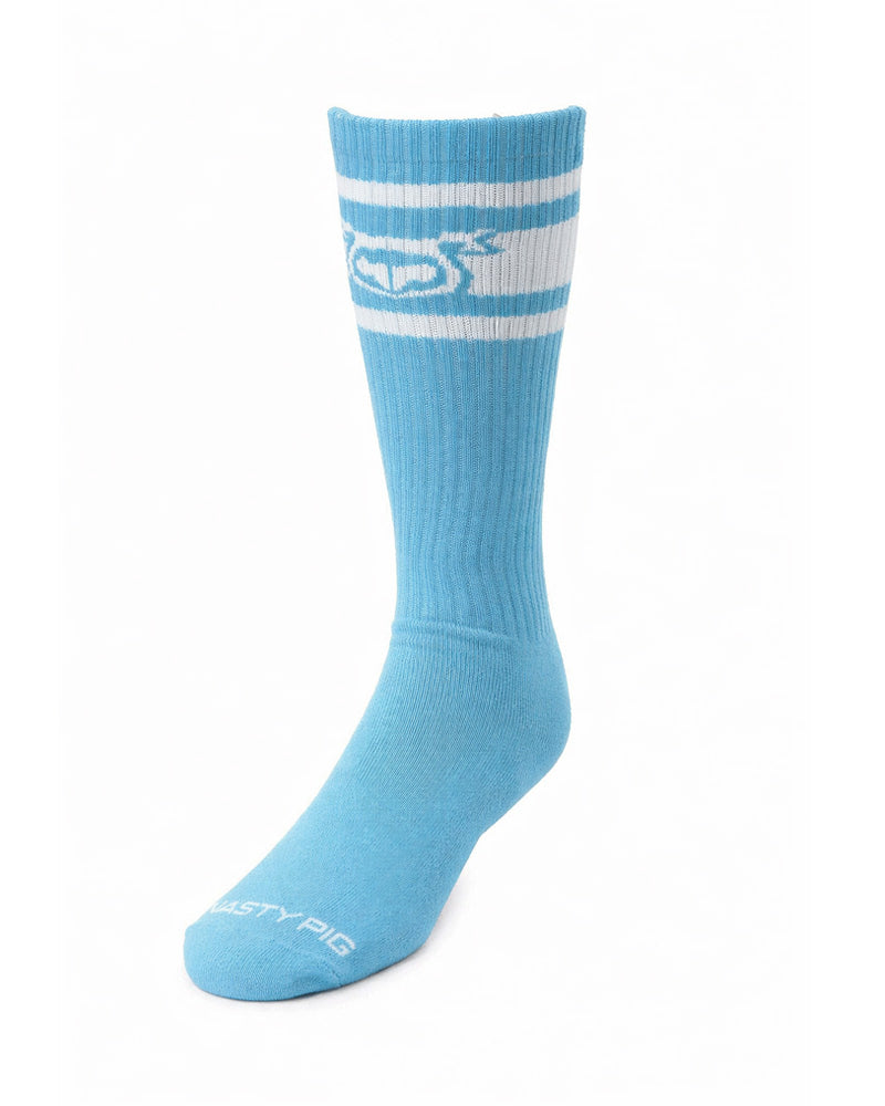 Hook'd Up Sport Sock - Light Teal/White