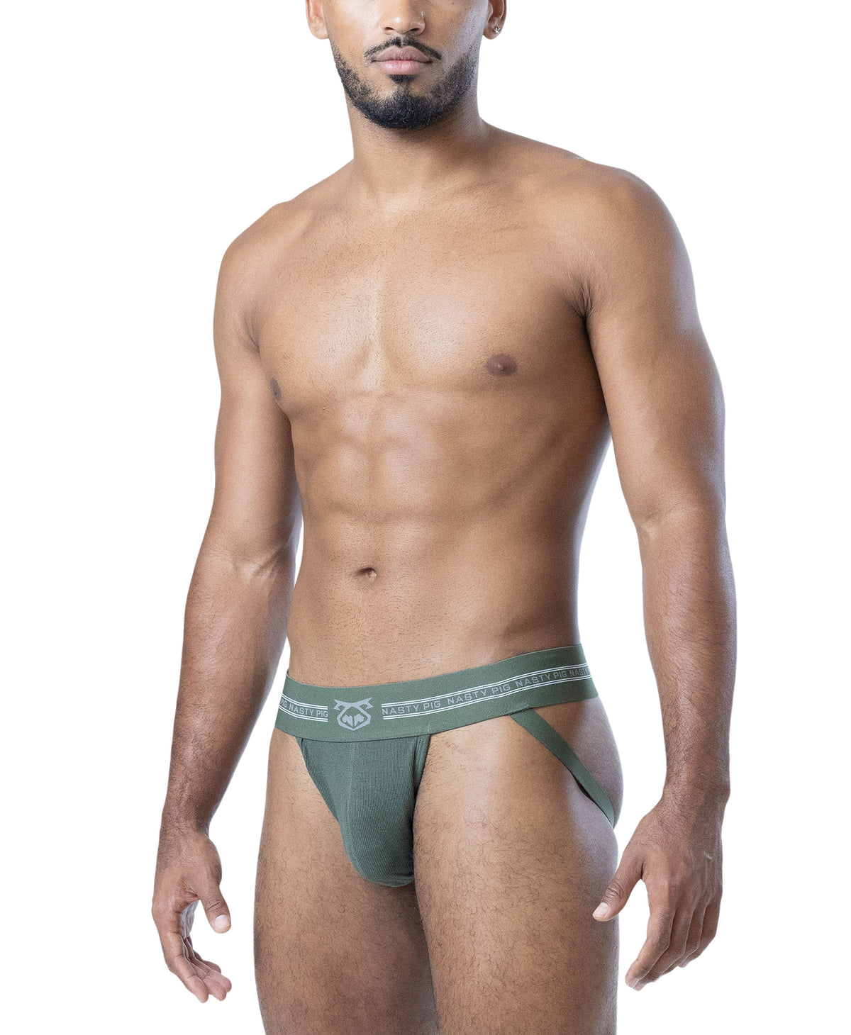 Core Jock Strap 3.0 - Army Green/Shark Grey/White