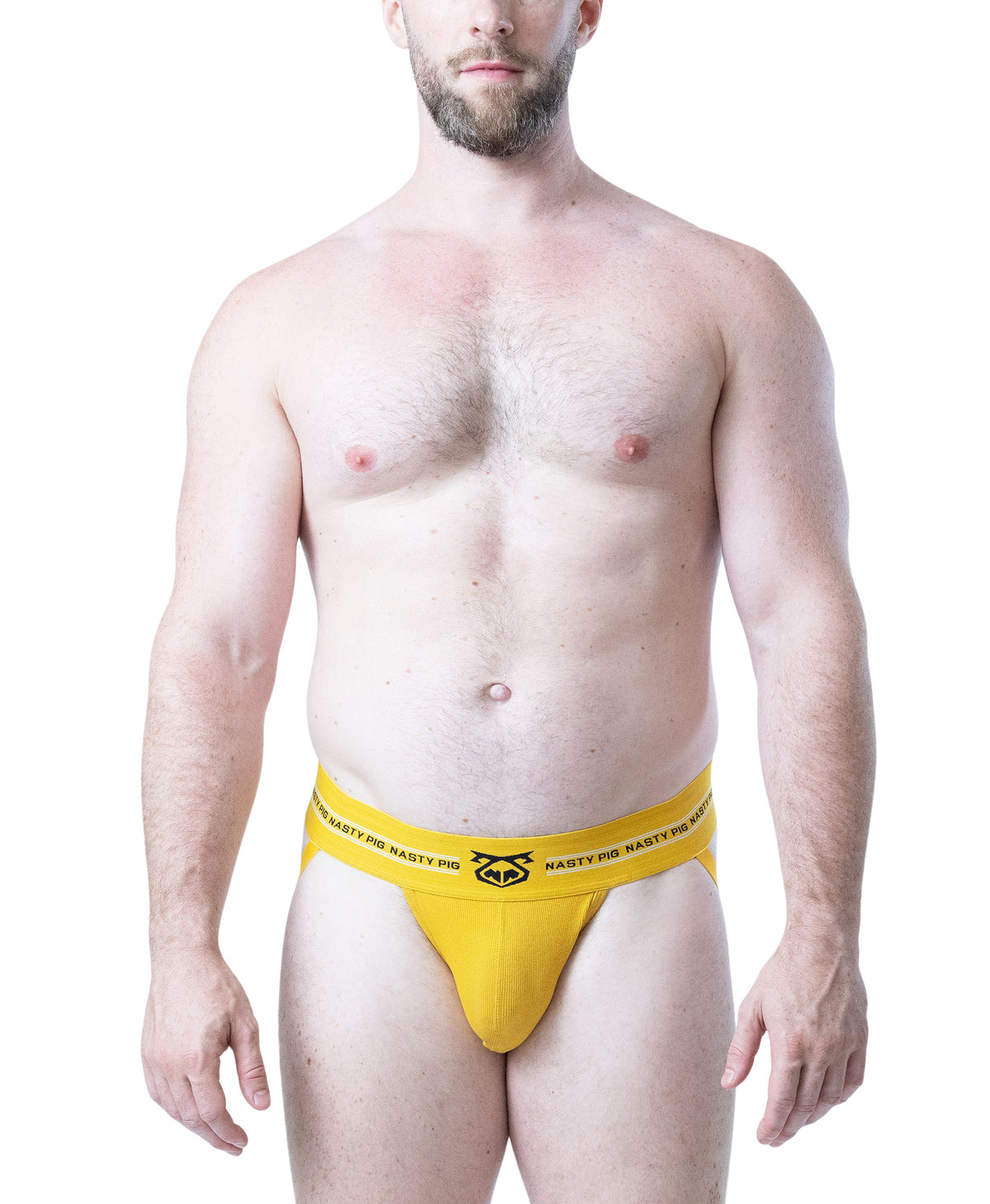 Core Jock Strap 3.0 - Cadmium Yellow/Black/White