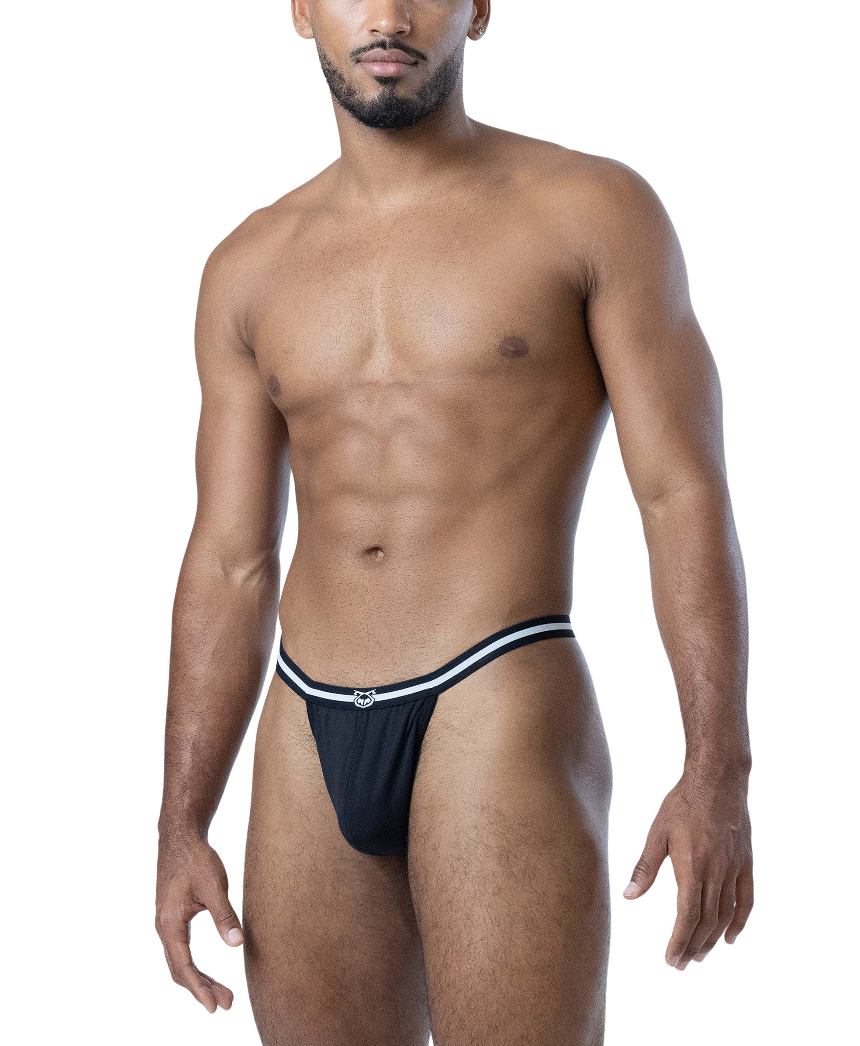 Deadlift Thong - Black/White