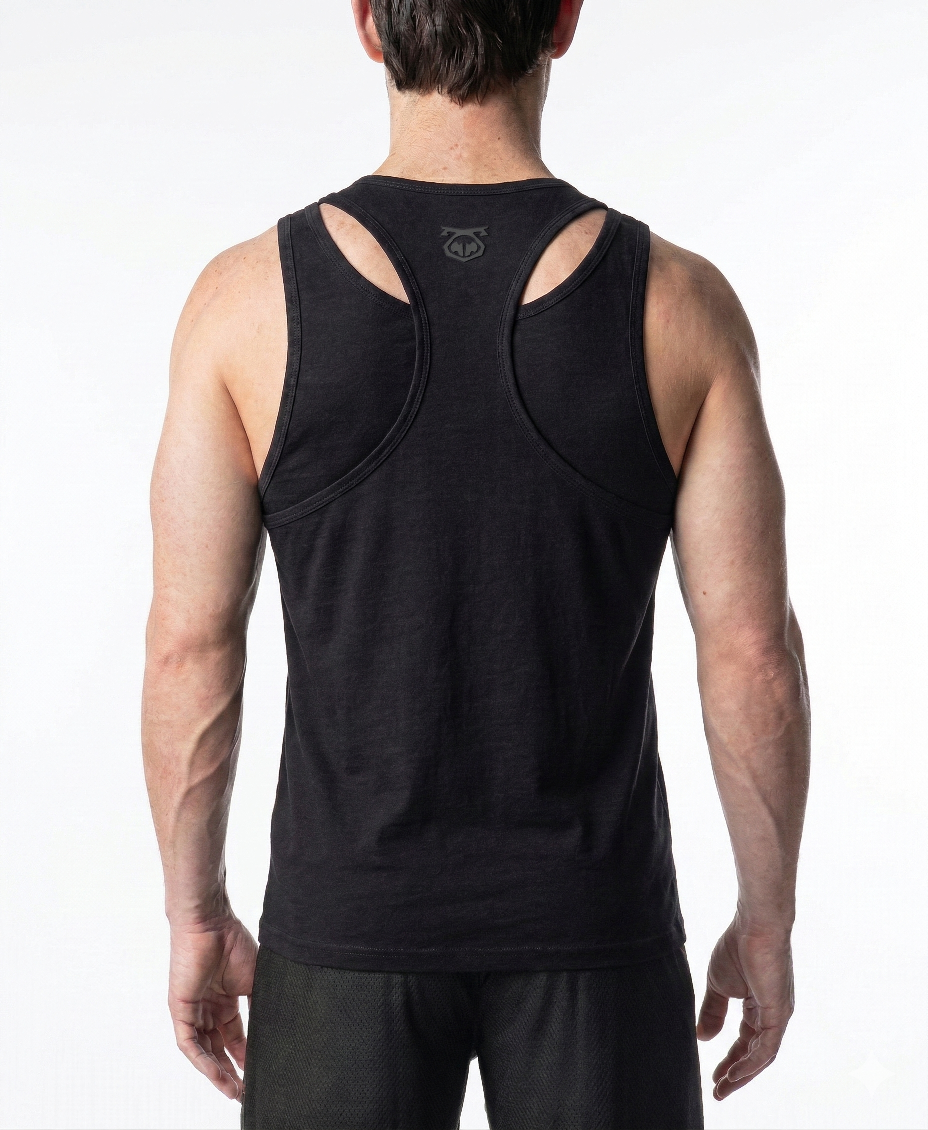 Double Top Tank Top - Black