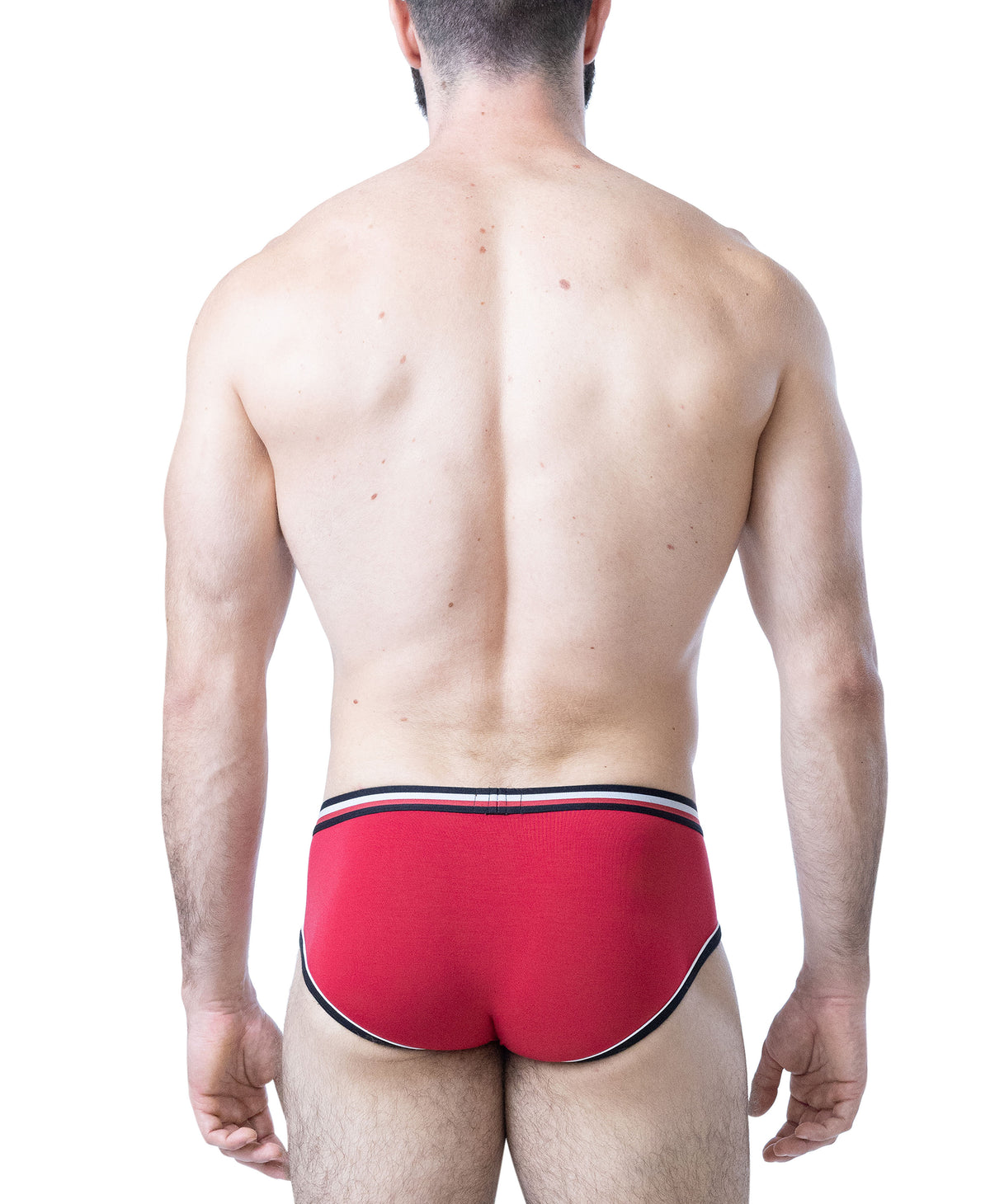 Face Off U-Front Brief - System Red/Black/White