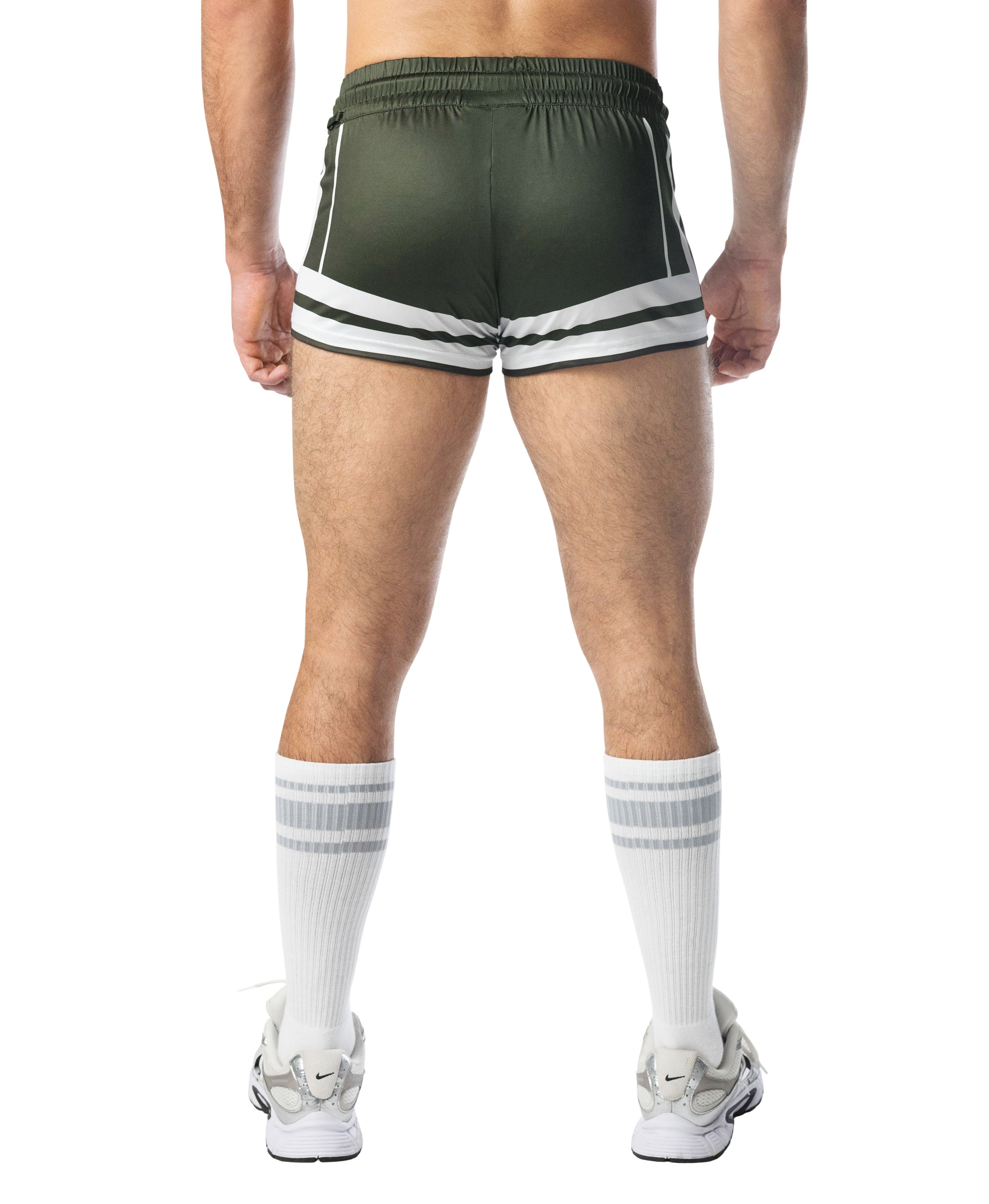 Goalkeeper Trunk Short - Army Green/White