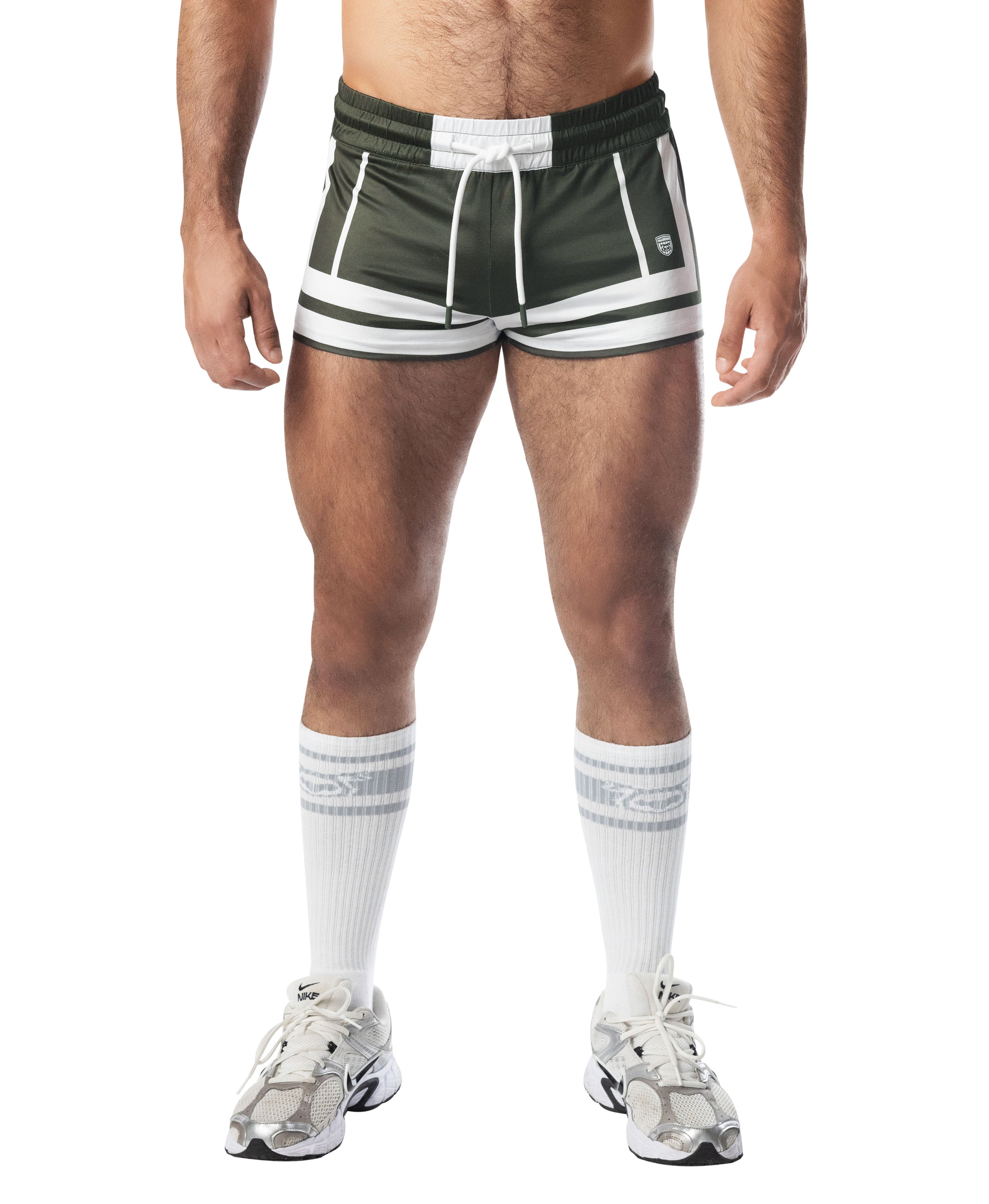 Goalkeeper Trunk Short - Army Green/White