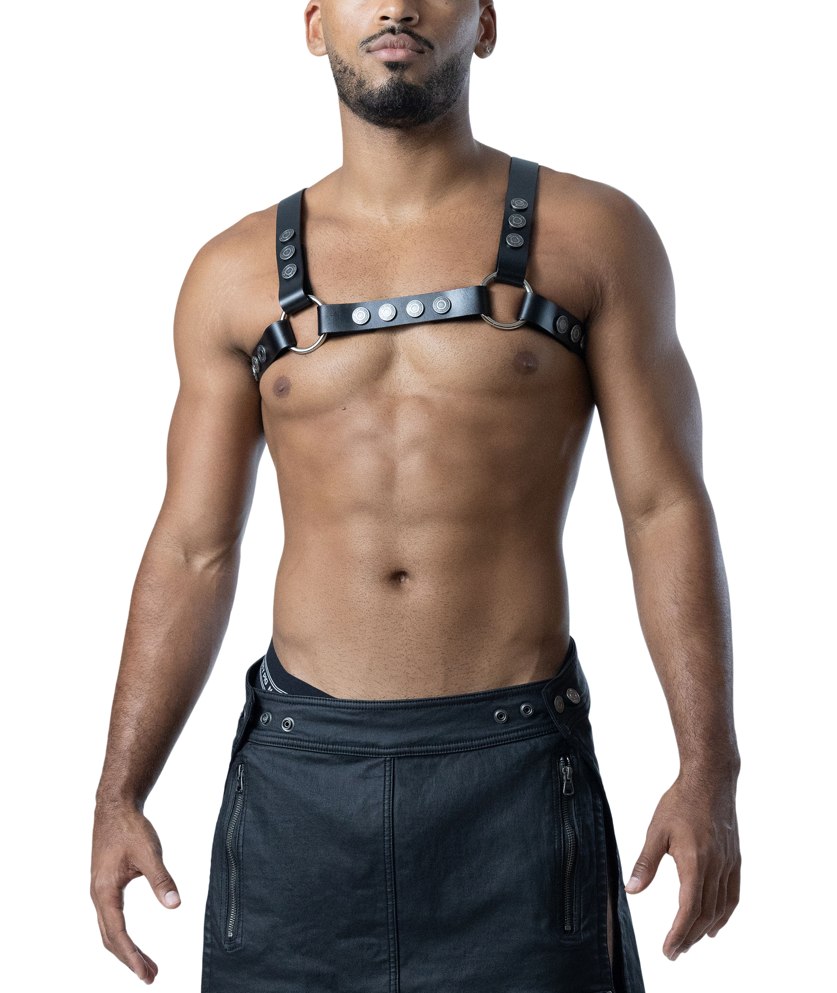 Anvil Leather Contact Harness - Black