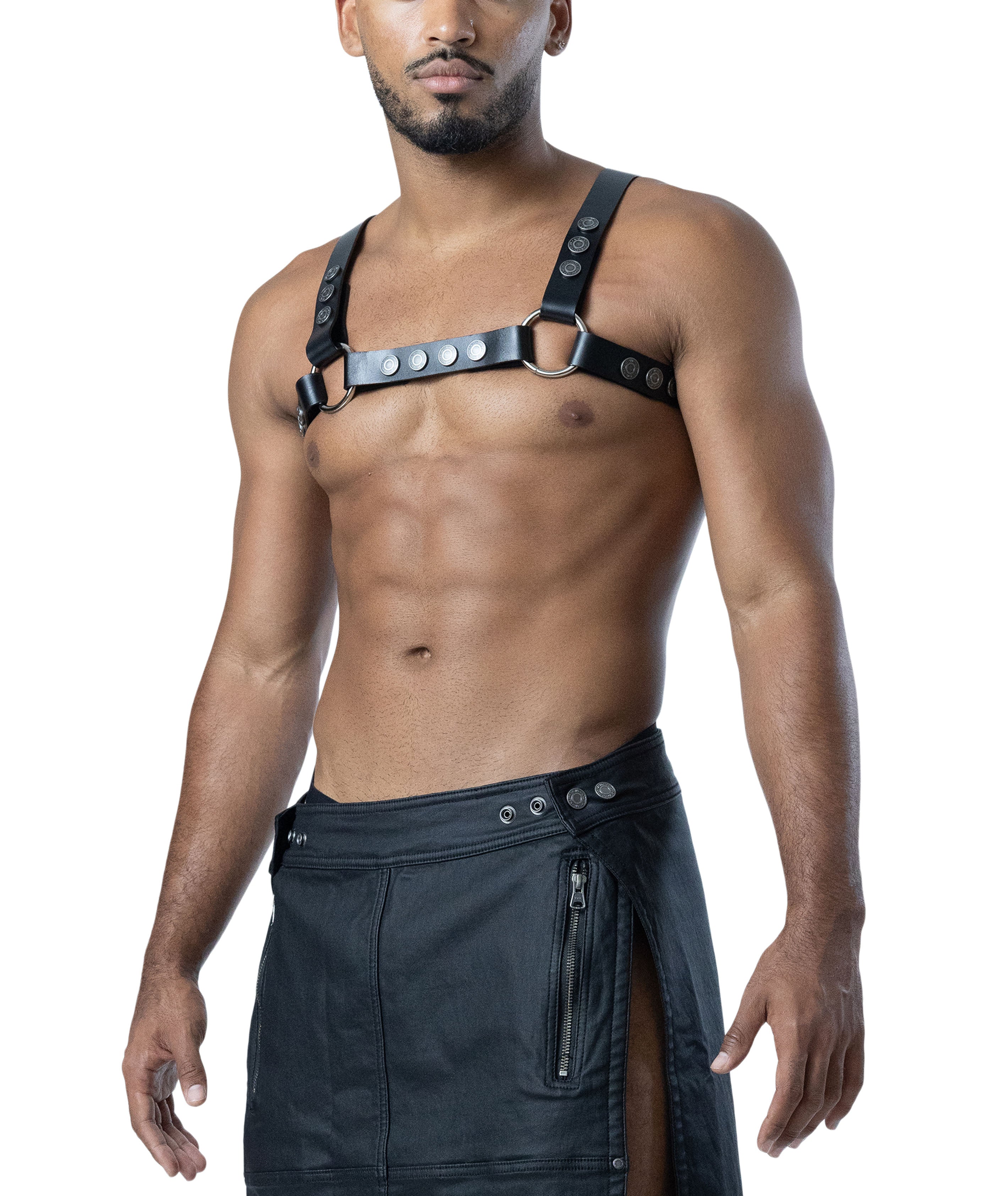 Anvil Leather Contact Harness - Black
