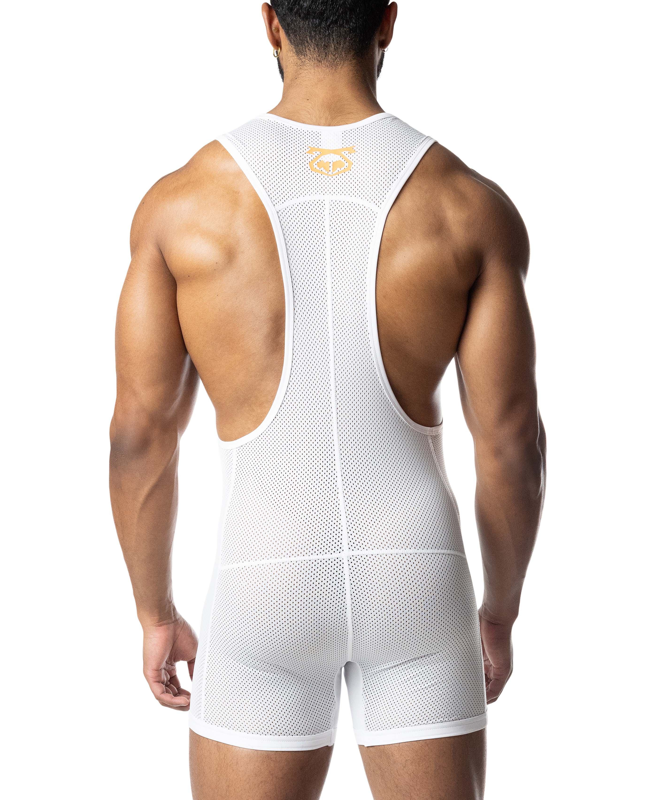 Hyper Singlet - White/Vibrant Orange/Black