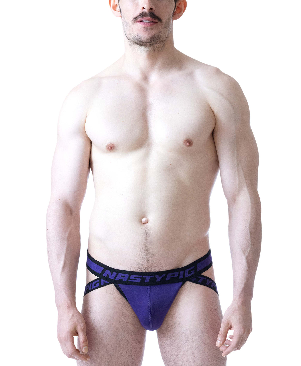 Ignite Jock Strap - Black/Purple