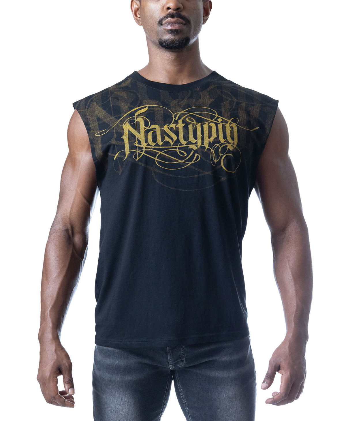 Ink Sleeveless Shirt - Black