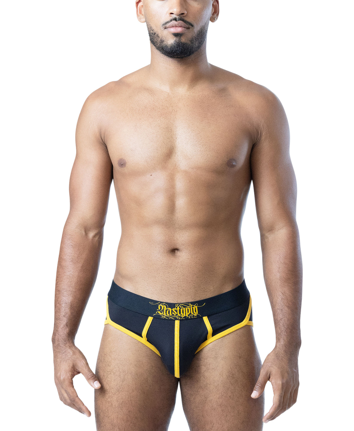 Ink Brief - Black/Cadmium Yellow