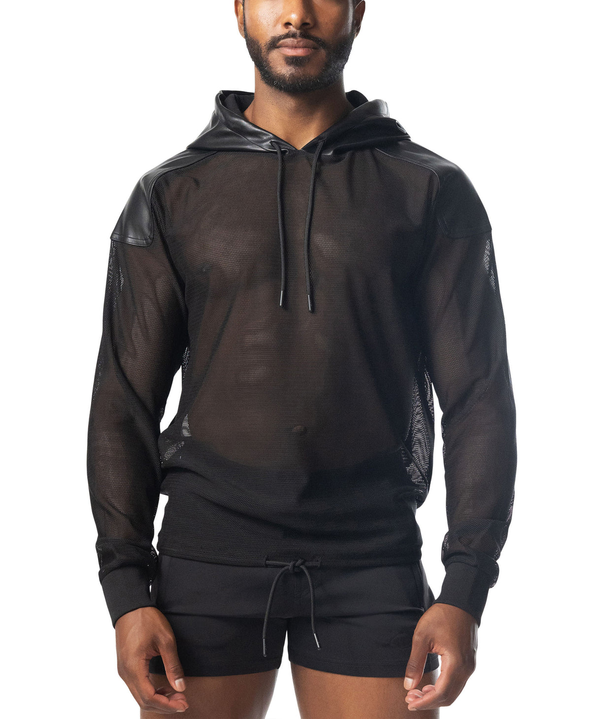 Intake Hooded Long Sleeve | Black | Nasty Pig