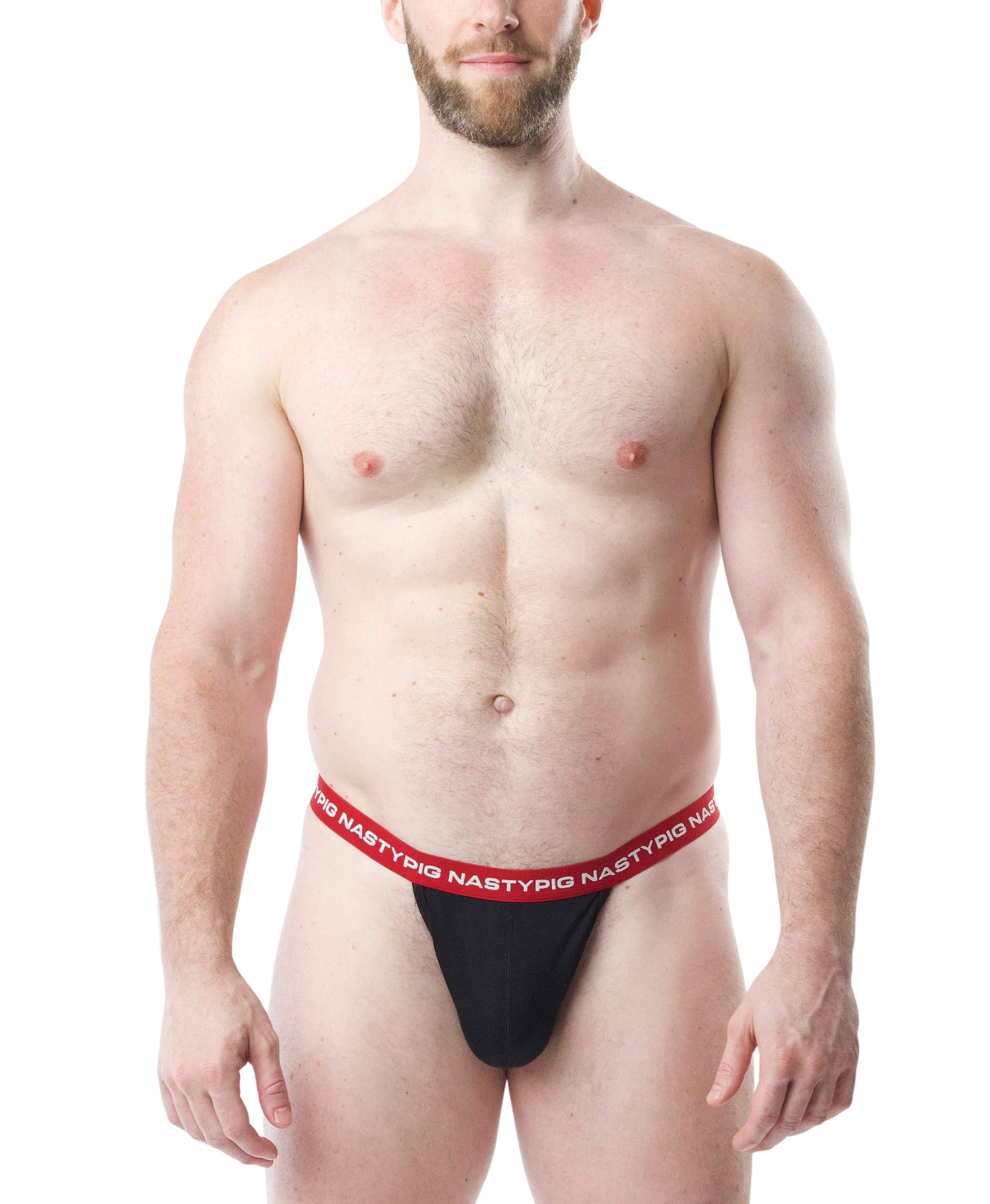 Lift Club Thong - Black/Red