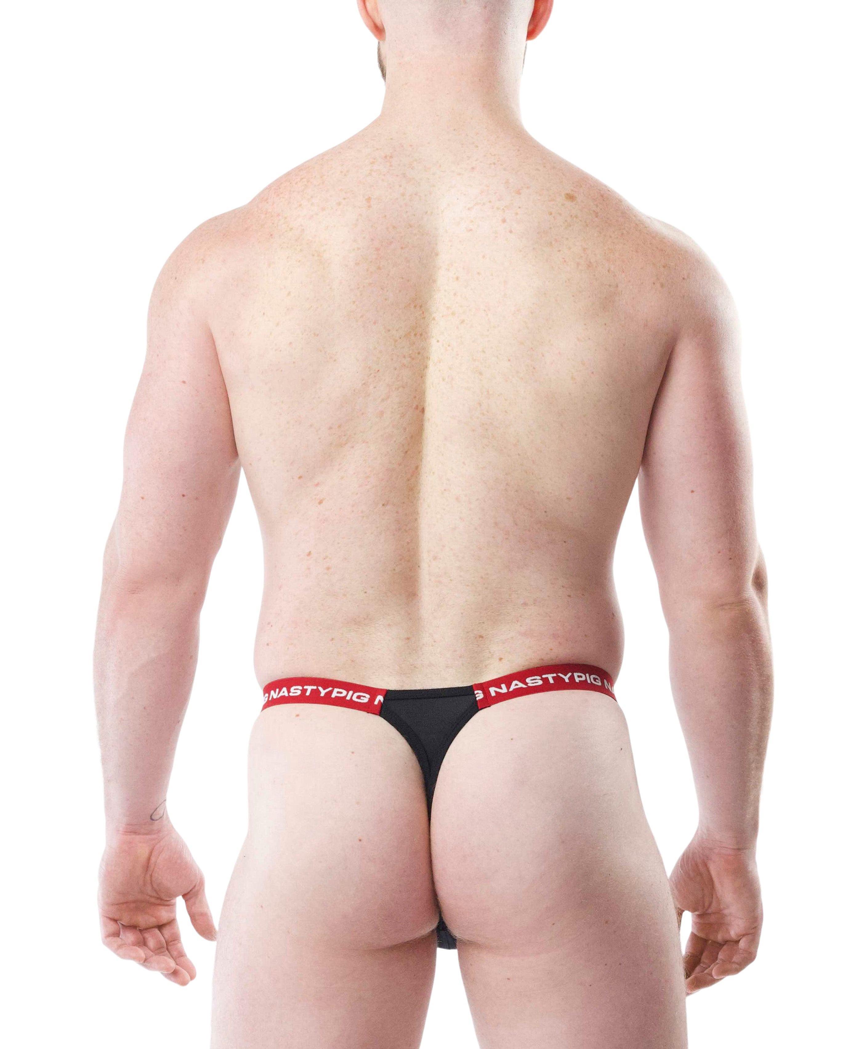 Lift Club Thong - Black/Red