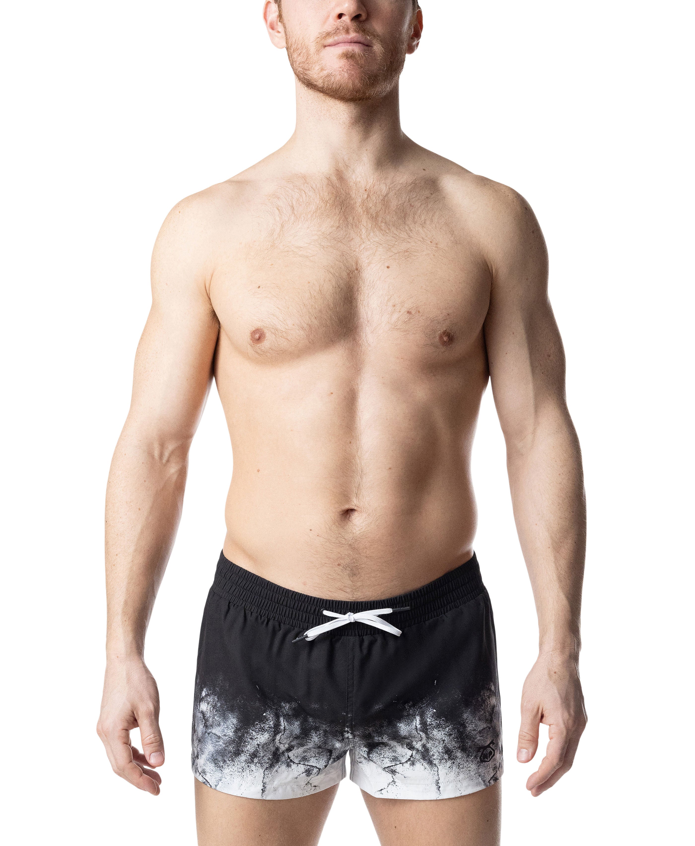 Oxidize Swim Trunk - Black/White