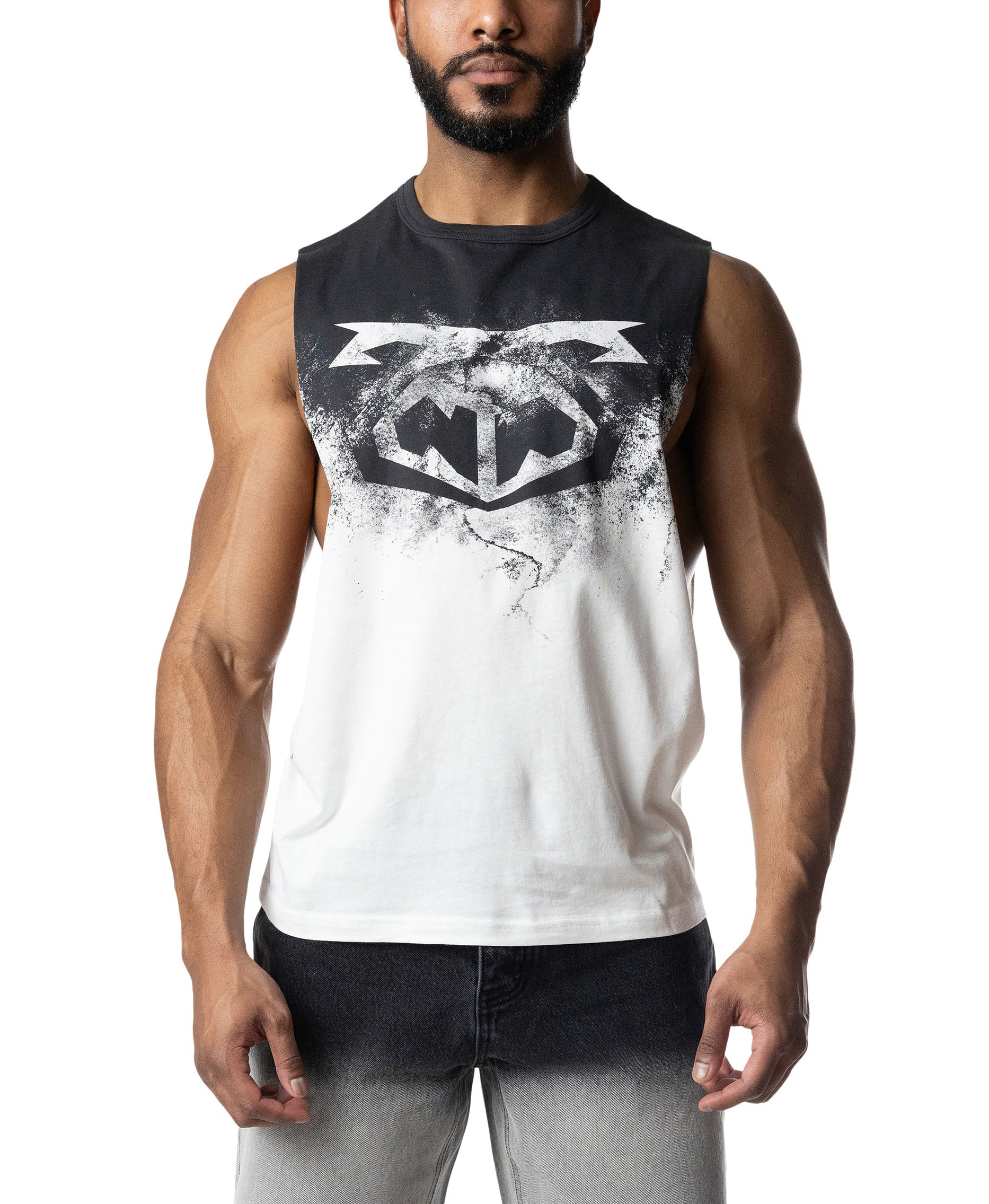 Oxidize Brandmark Shredder Tank Top - Black/White