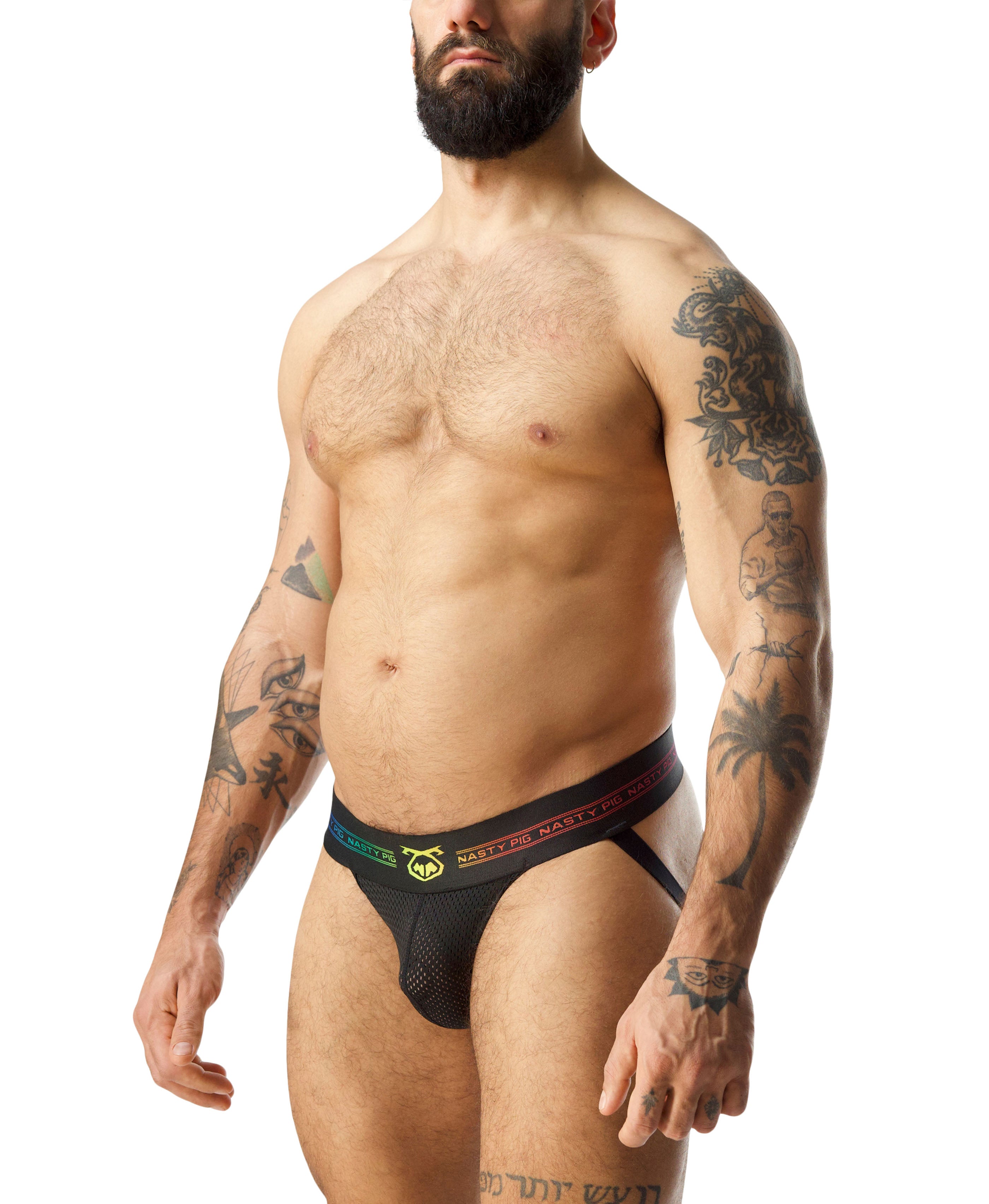 Prism Pride Jock Strap - Black
