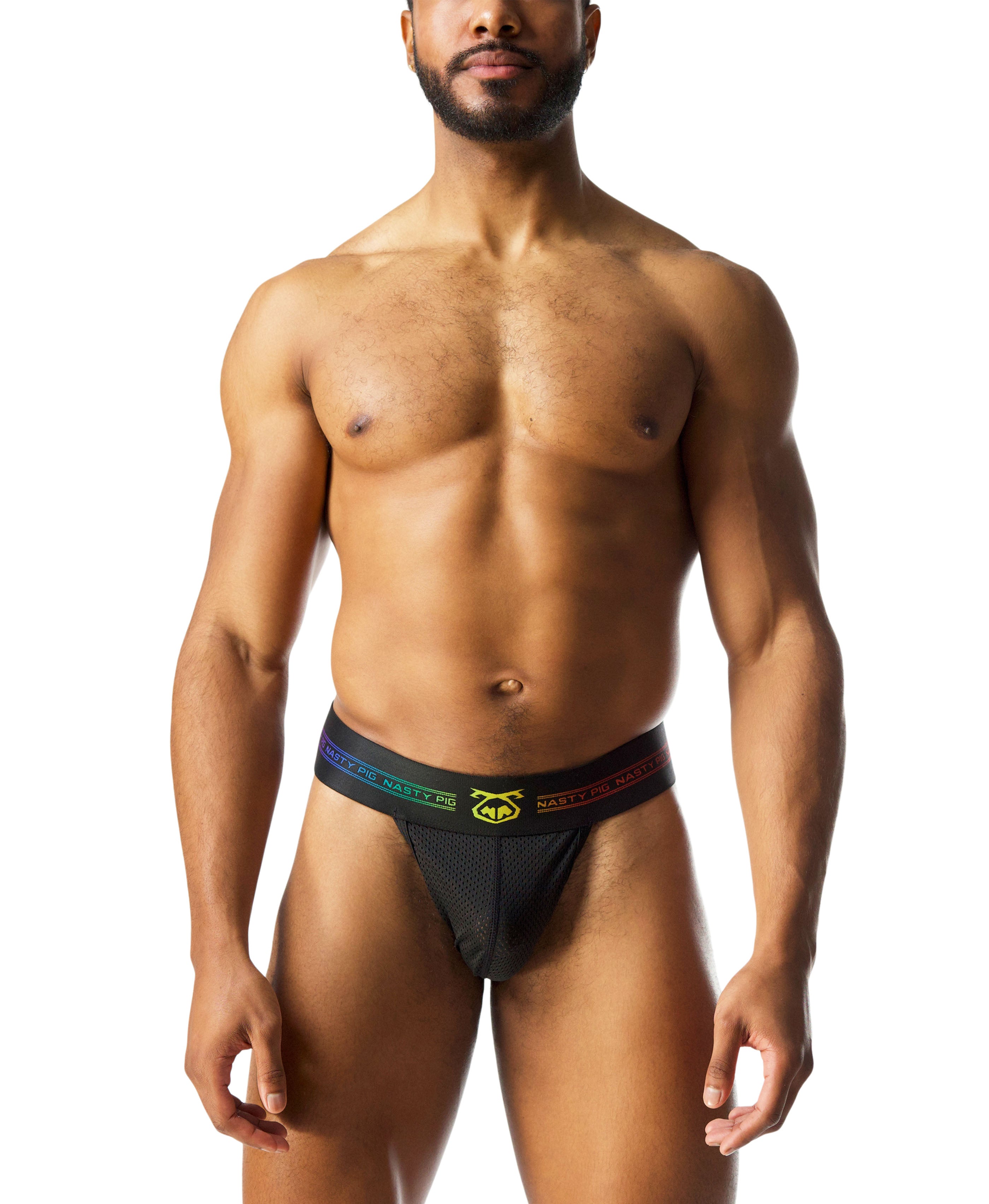 Prism Pride Thong - Black