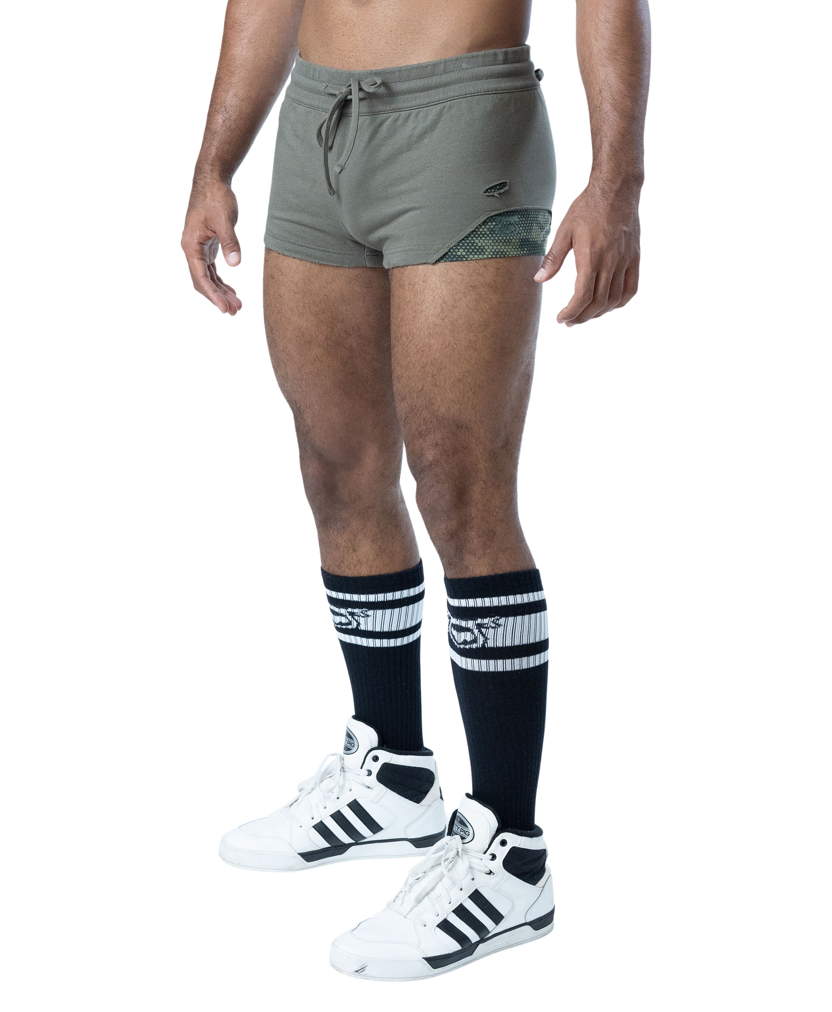 Shred Trunk Short - Olive Green