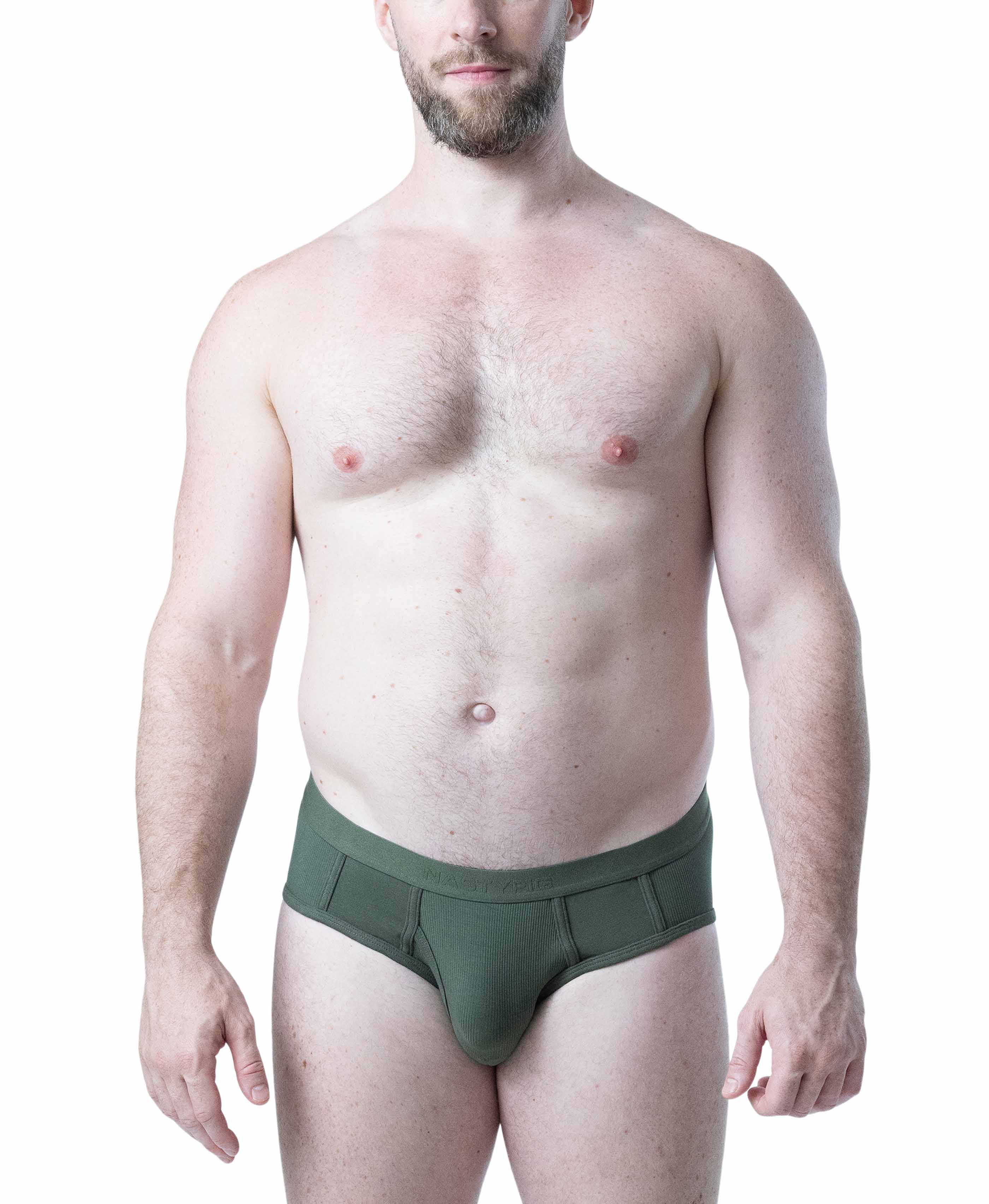 Shred Y-Front Brief - Army Green