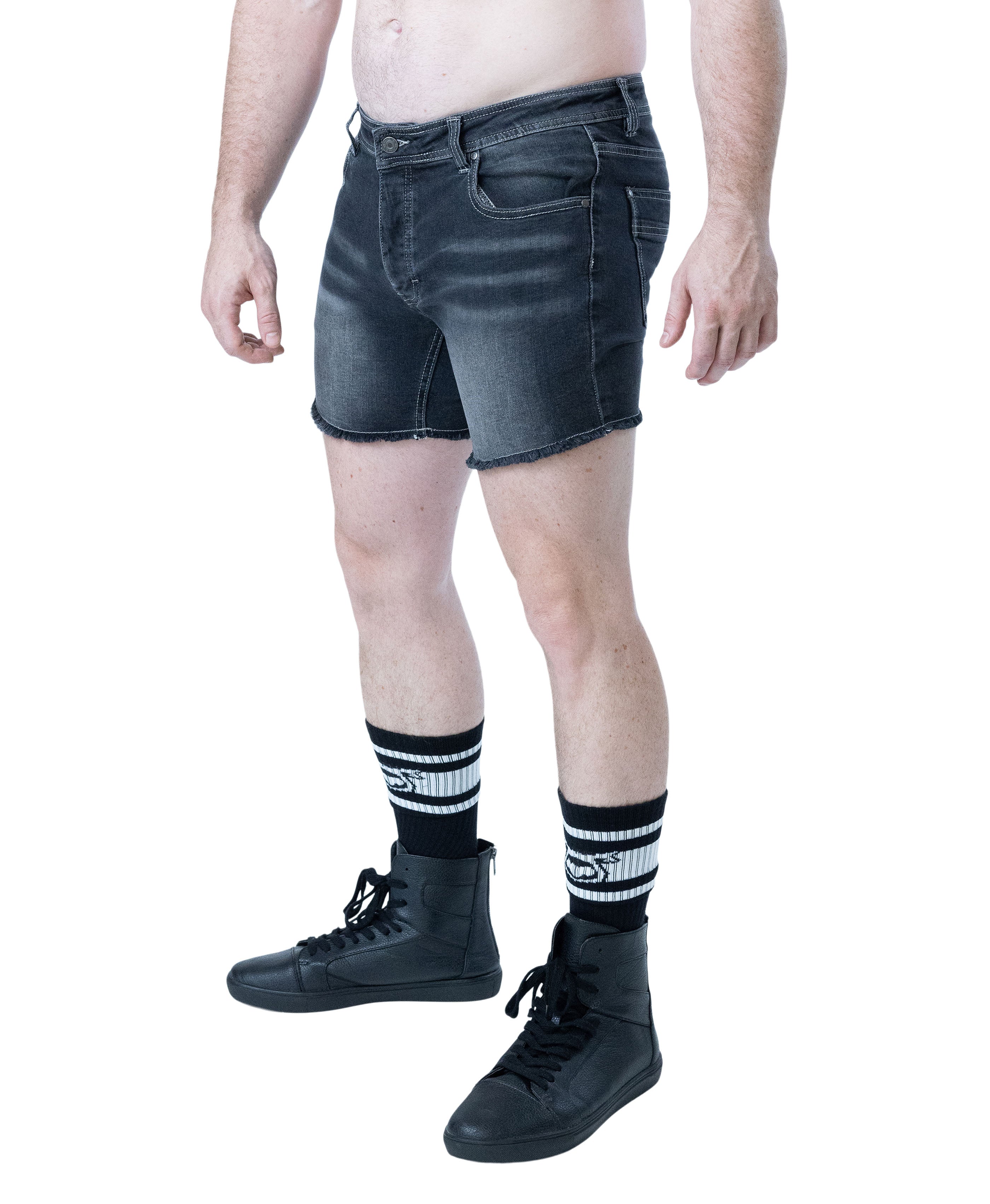 Quad Short - Distressed Grey