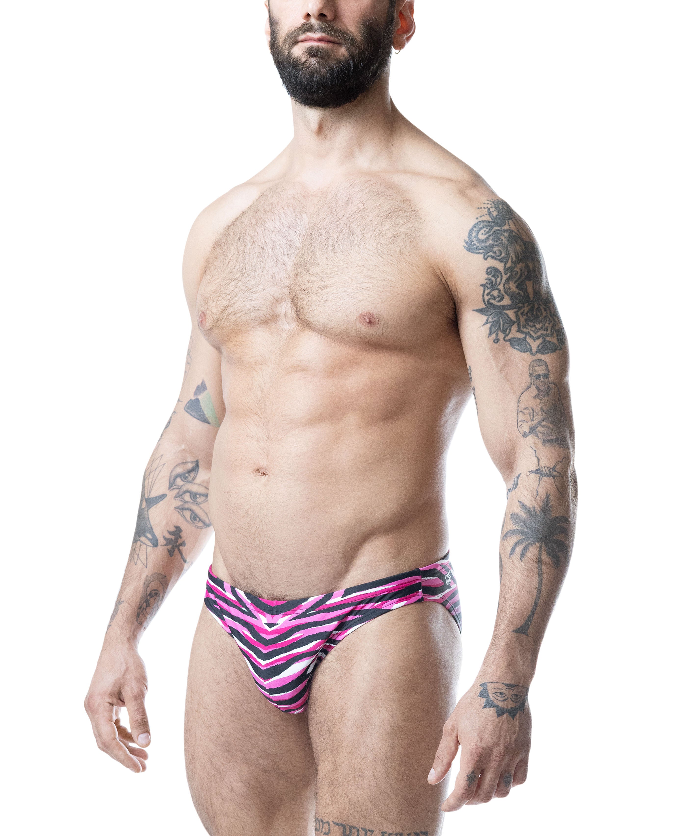 Slayer Micro Bikini - Dark Pink/Black