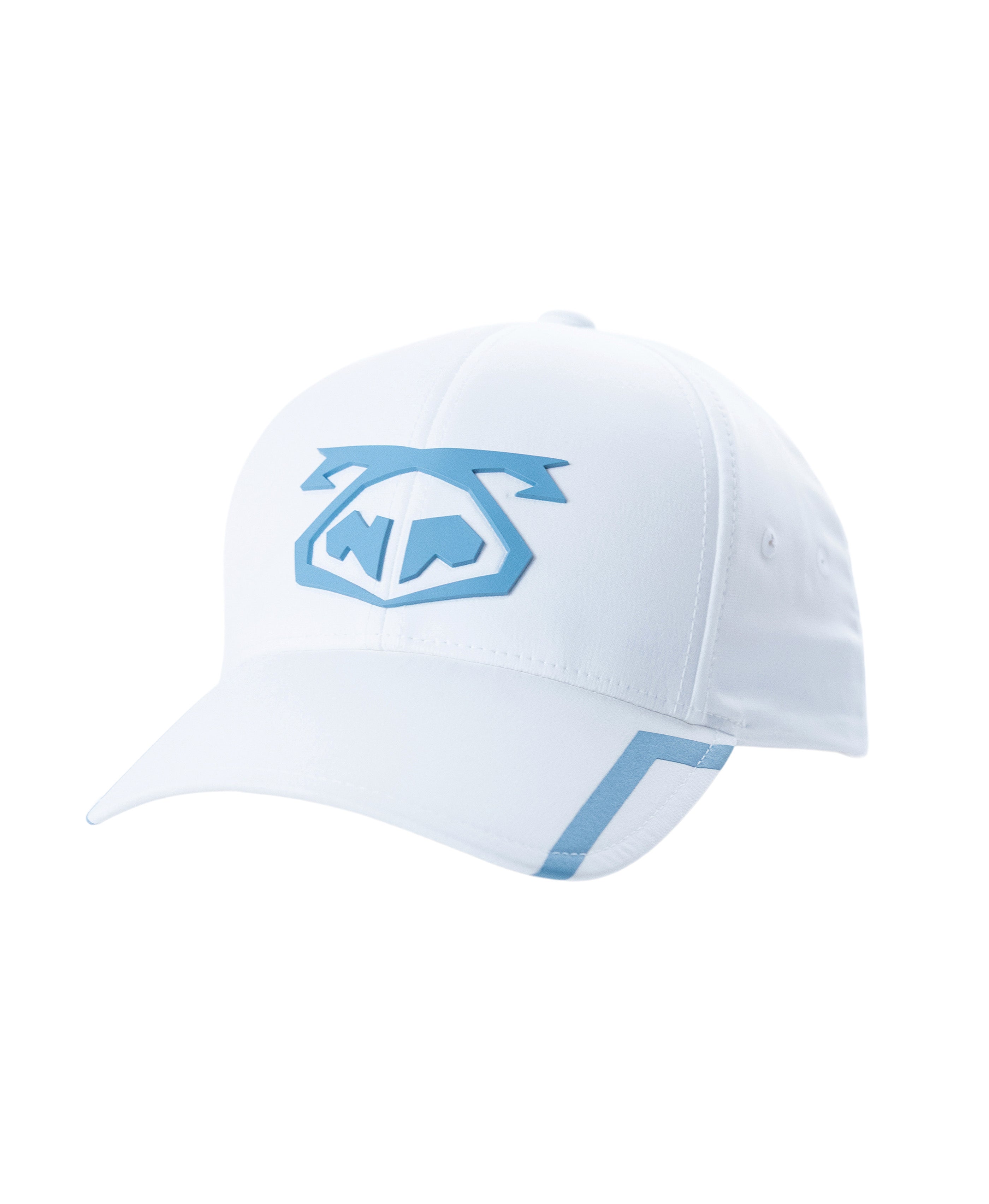Stride Snout Cap - White/Light Teal