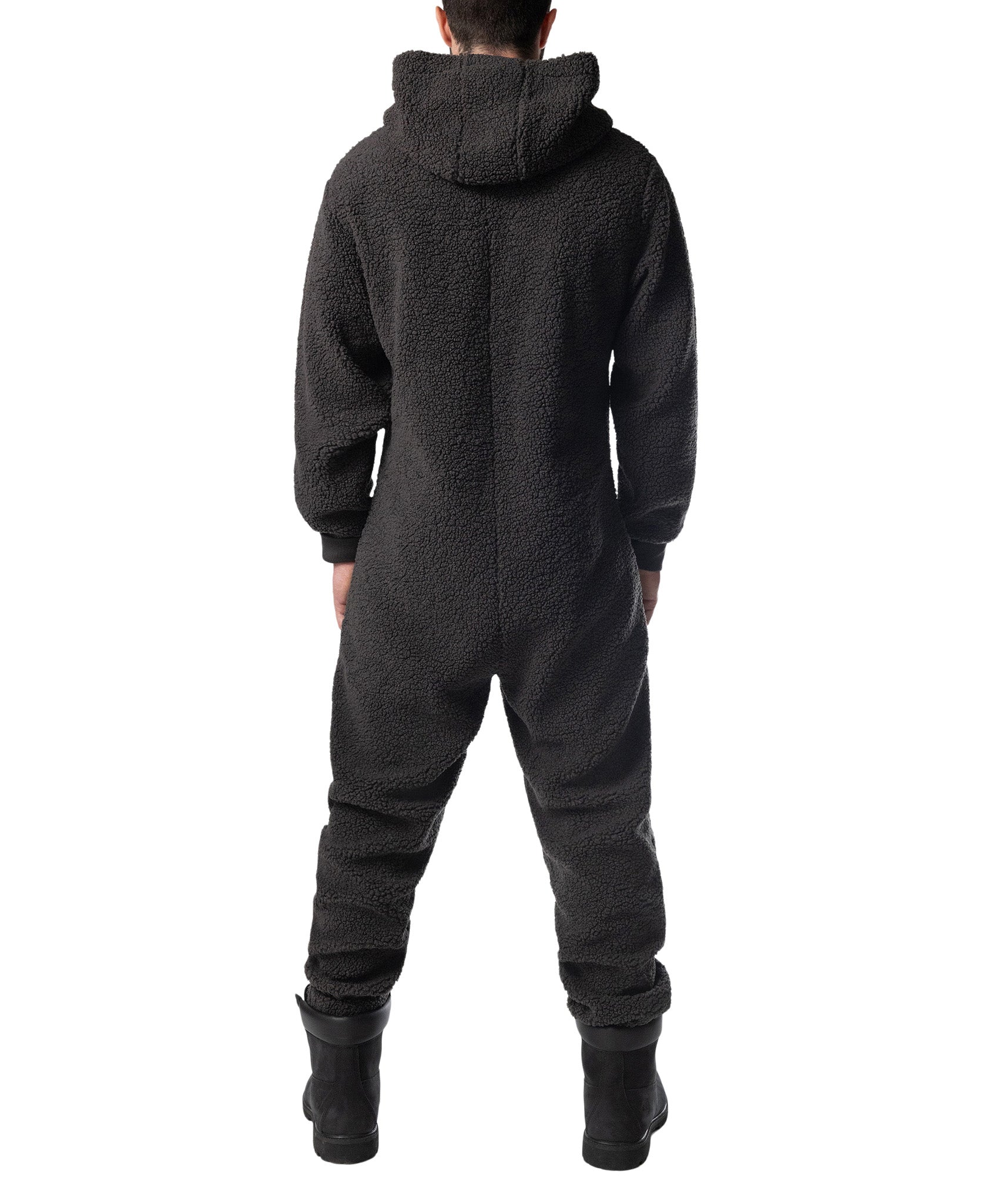 Teddy Union Suit - Magnet Grey