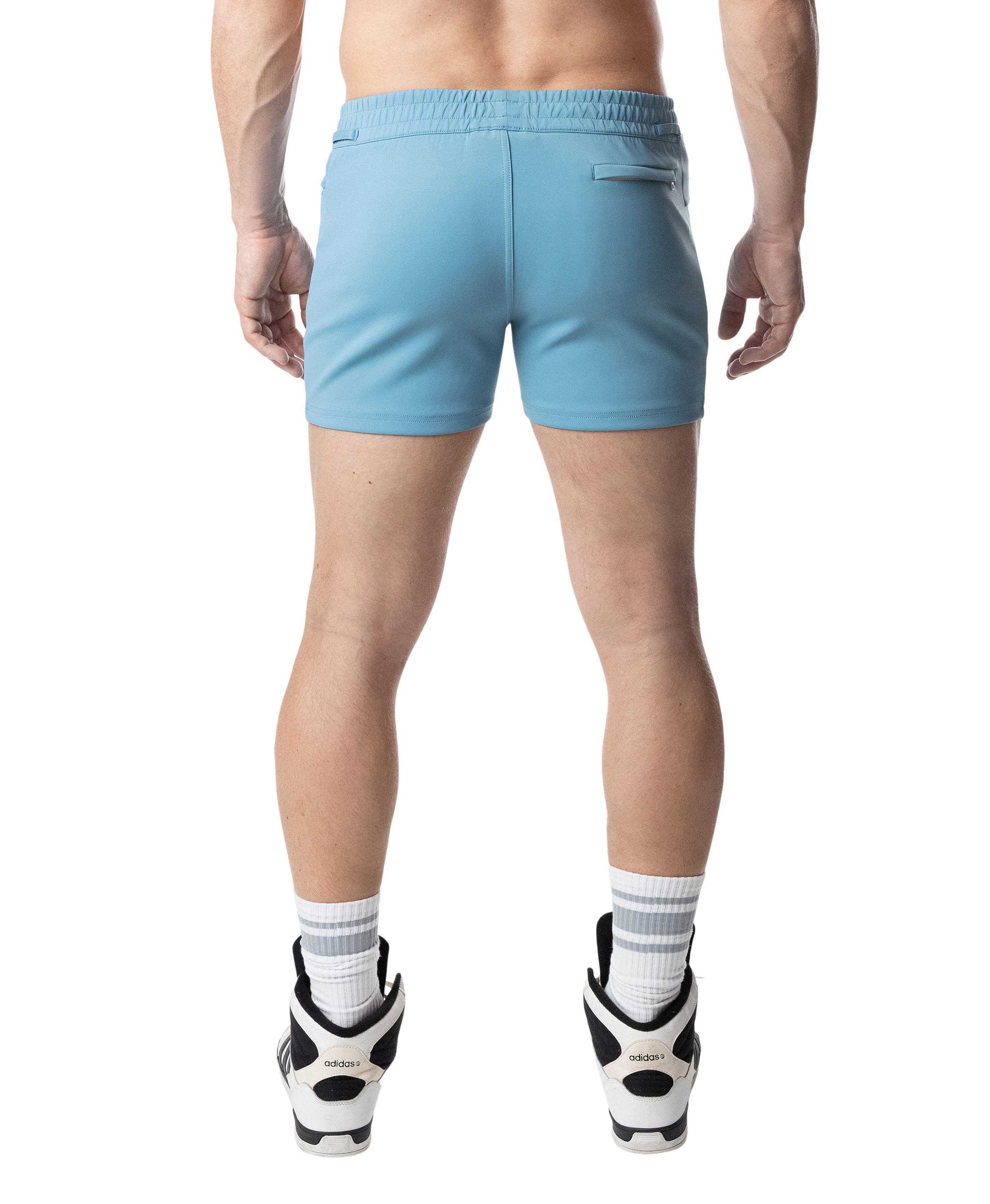 Youtility Rugby Short 2.0 - Light Teal/White