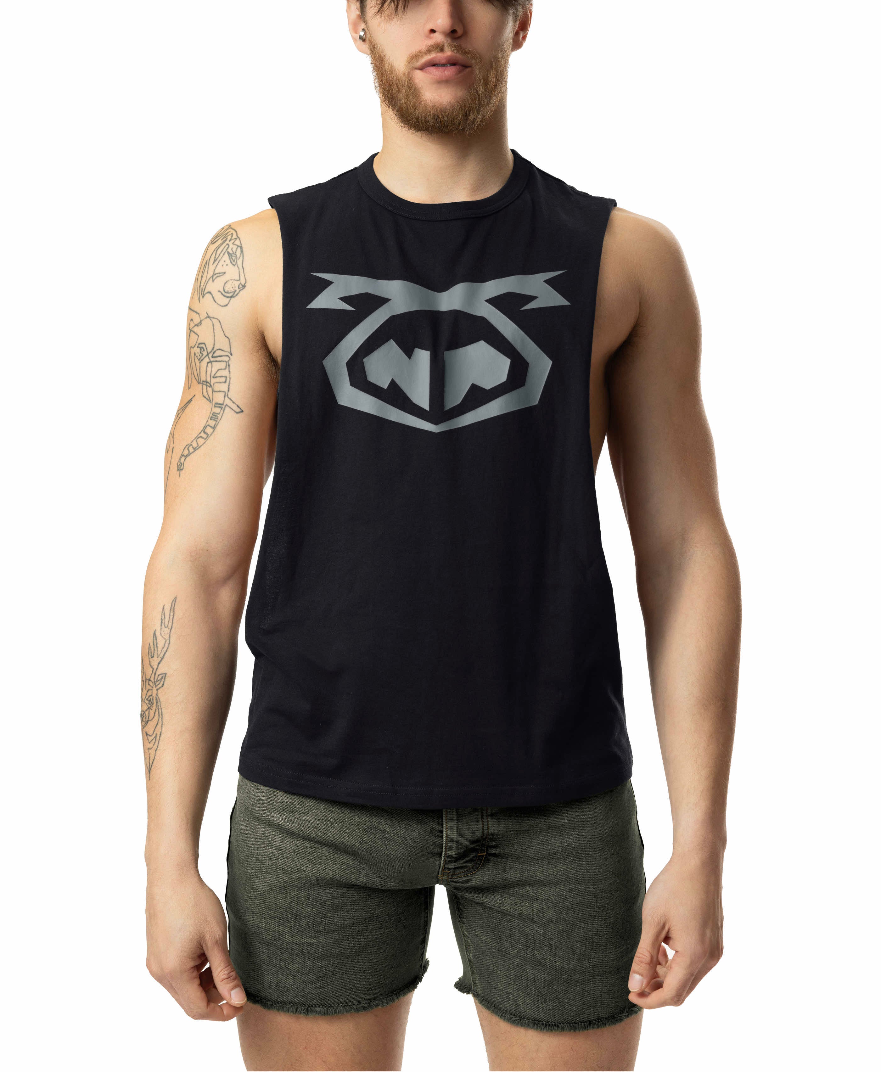 Brandmark Shredder Tank Top - Black/Black