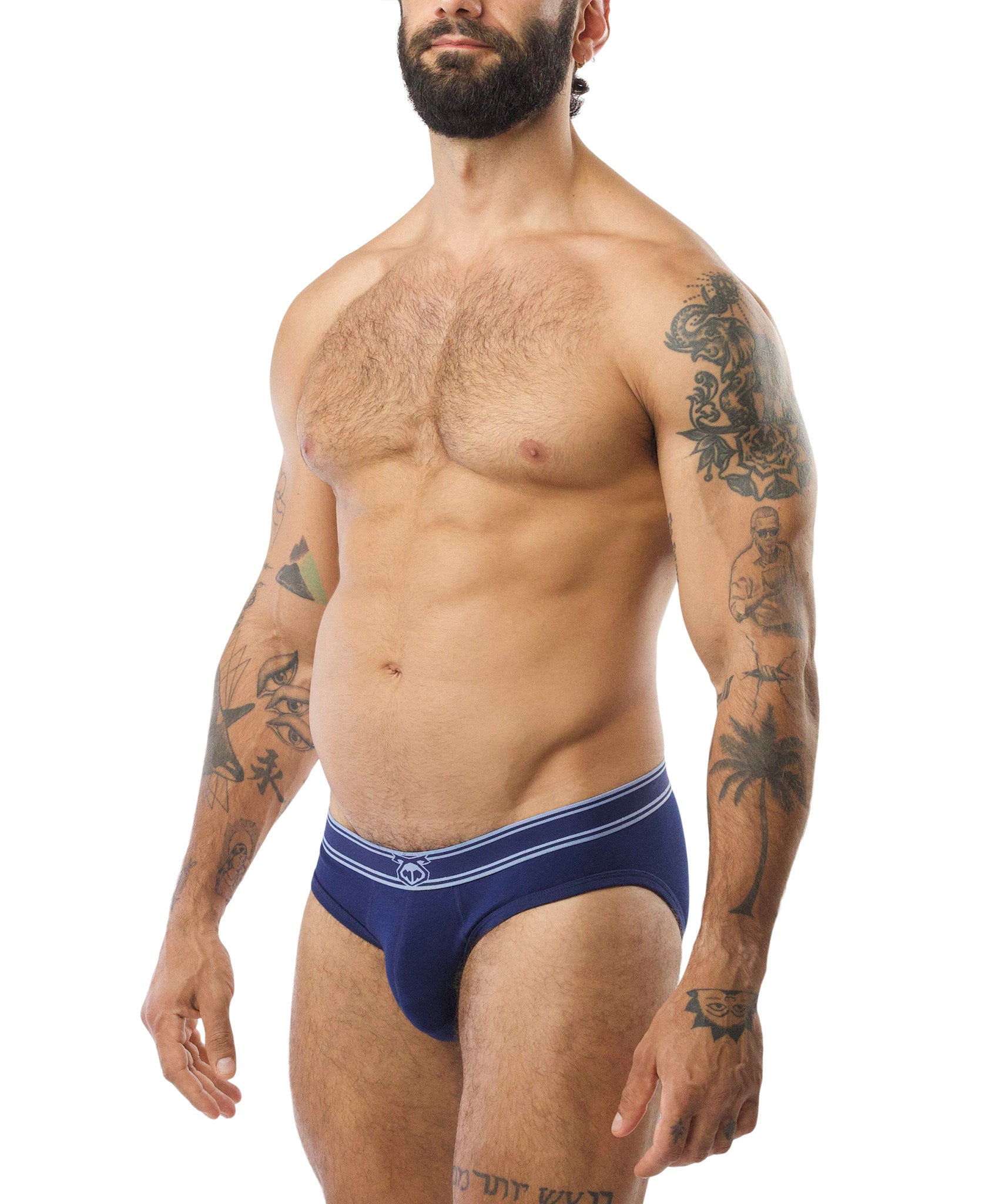 Core Bikini Brief - Midnight Navy/Perry Blue