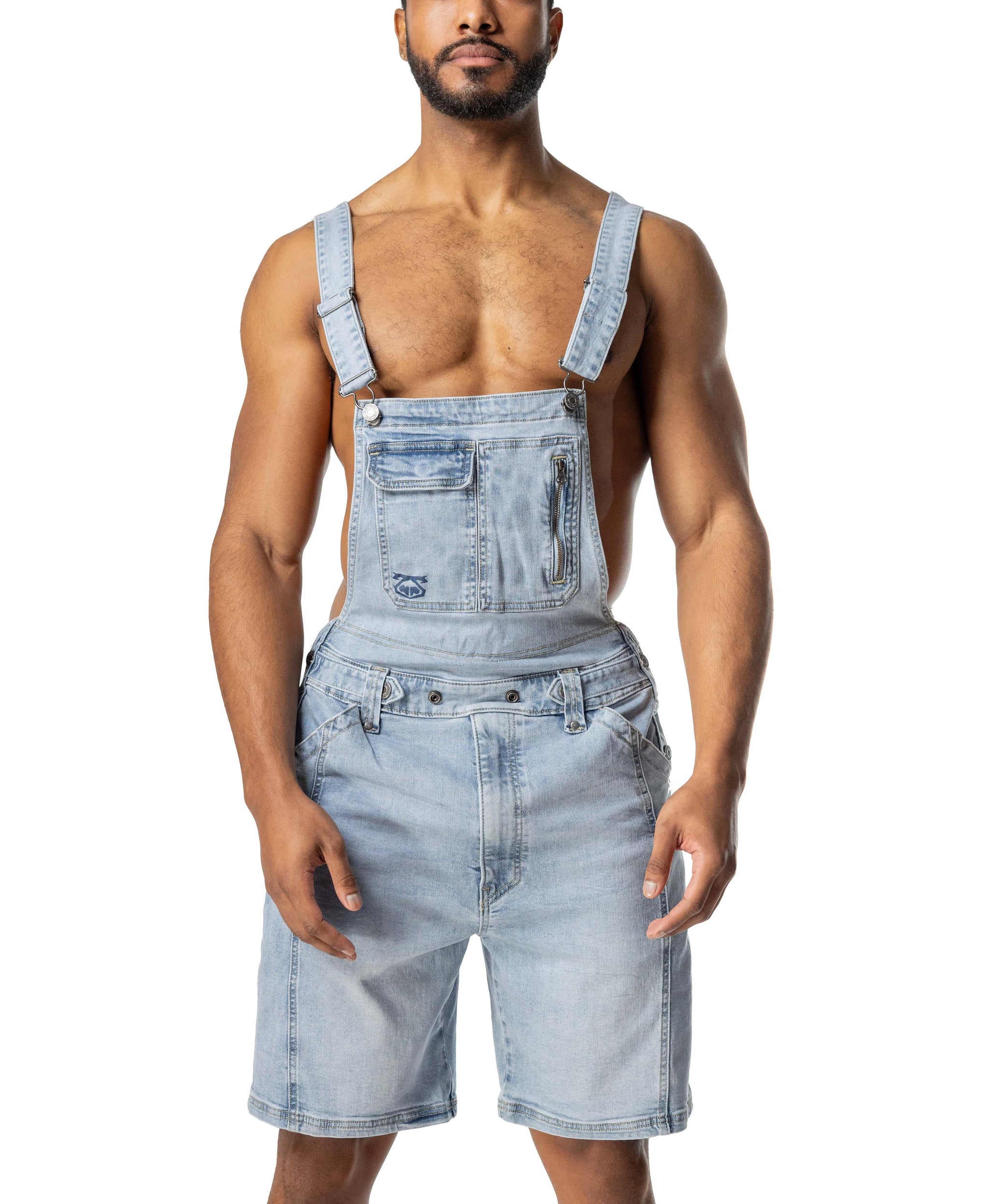 Shirtless Farmer Jumpsuit Floyd Cord Elastic Walkshort Port
