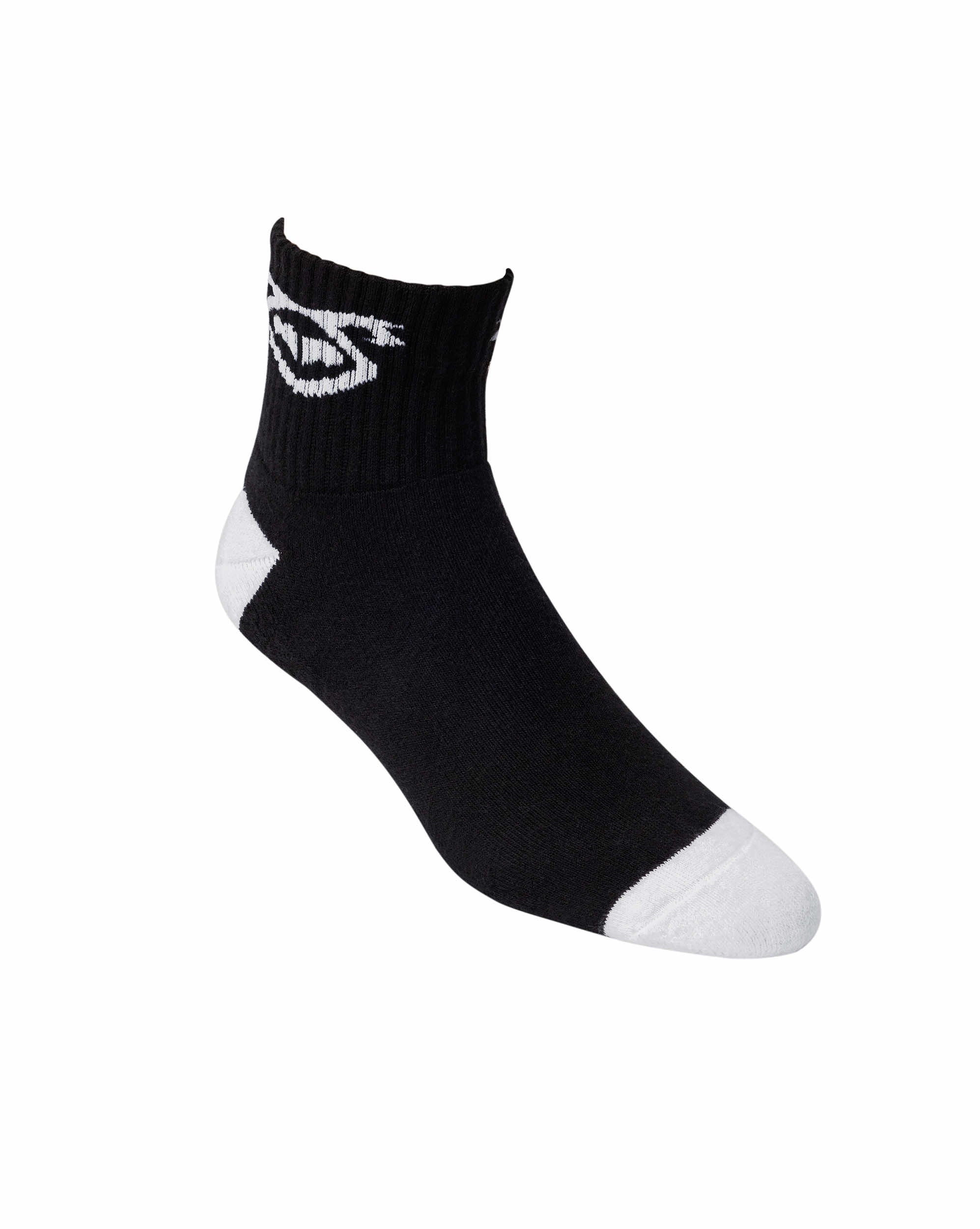 Flasher Sock - Black/White / Black/White
