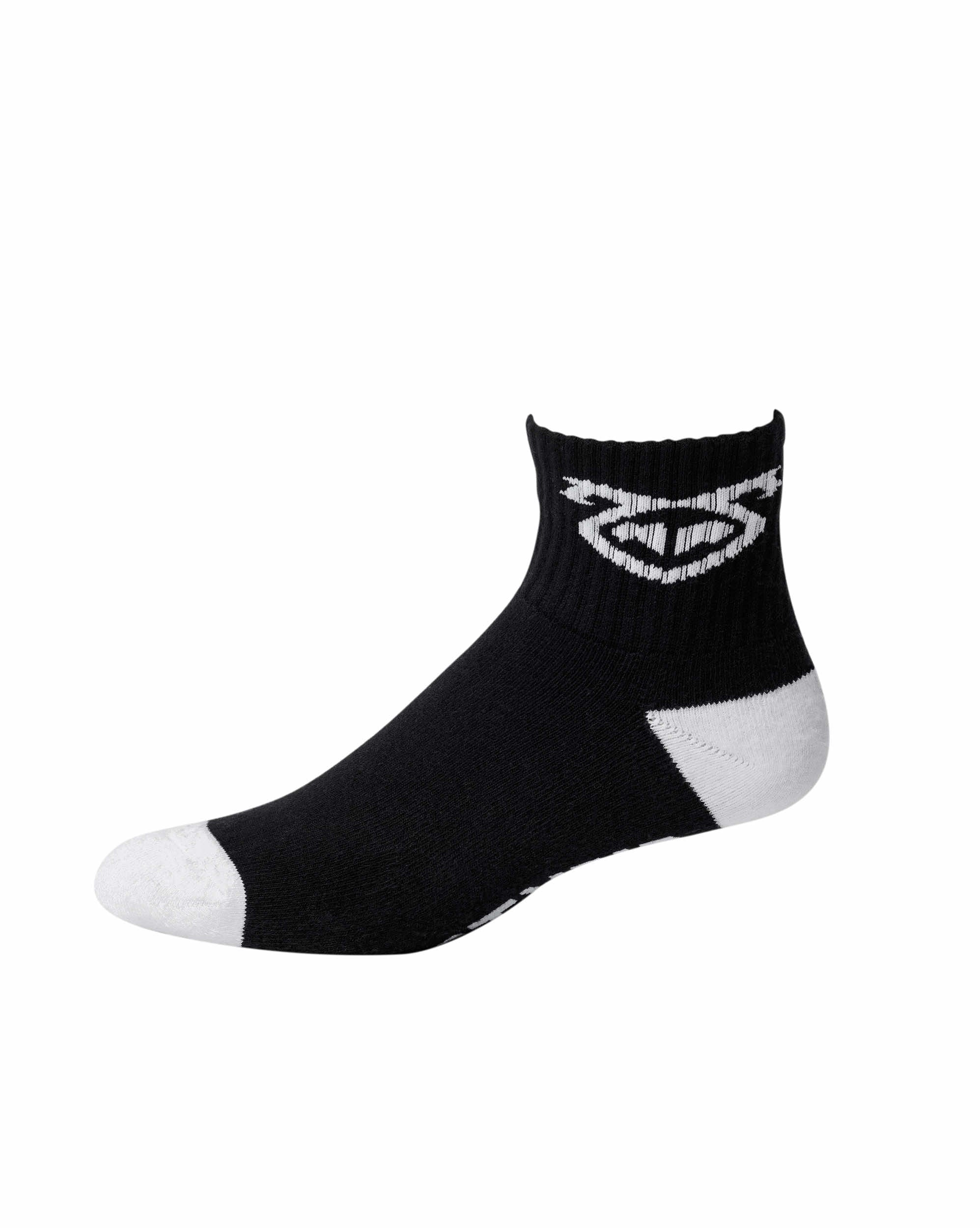 Flasher Sock - Black/White / Black/White