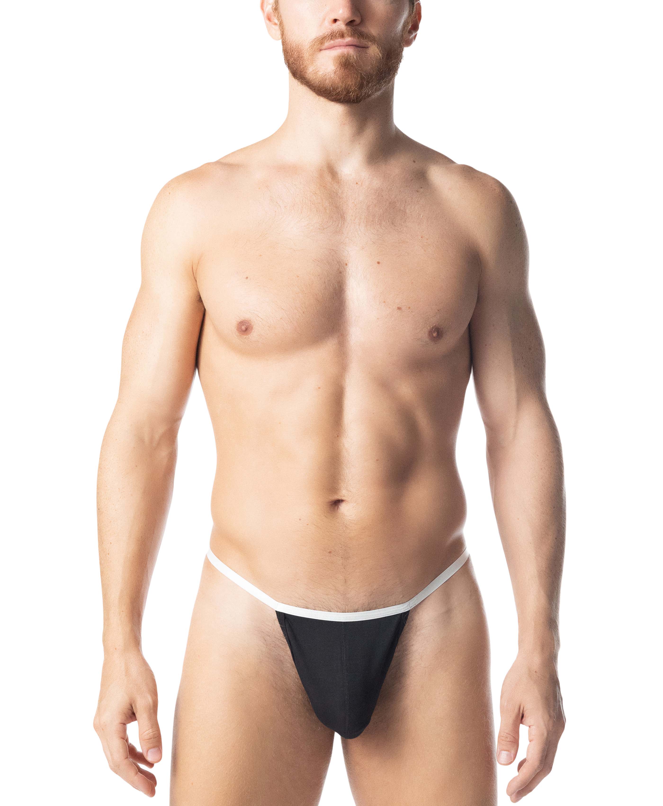 Adonis Thong - Black/White