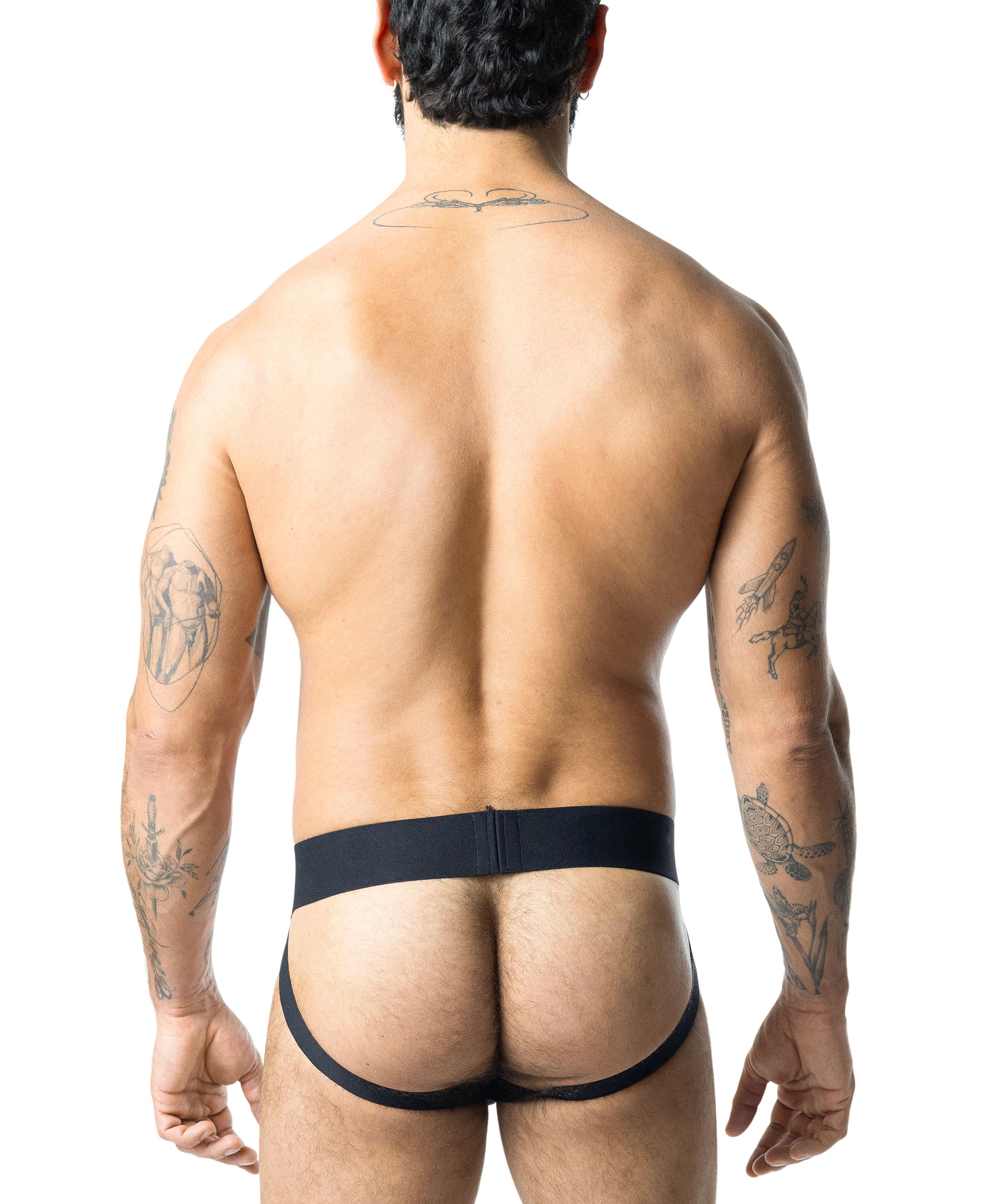 Barbed Wire Jock Strap - Black