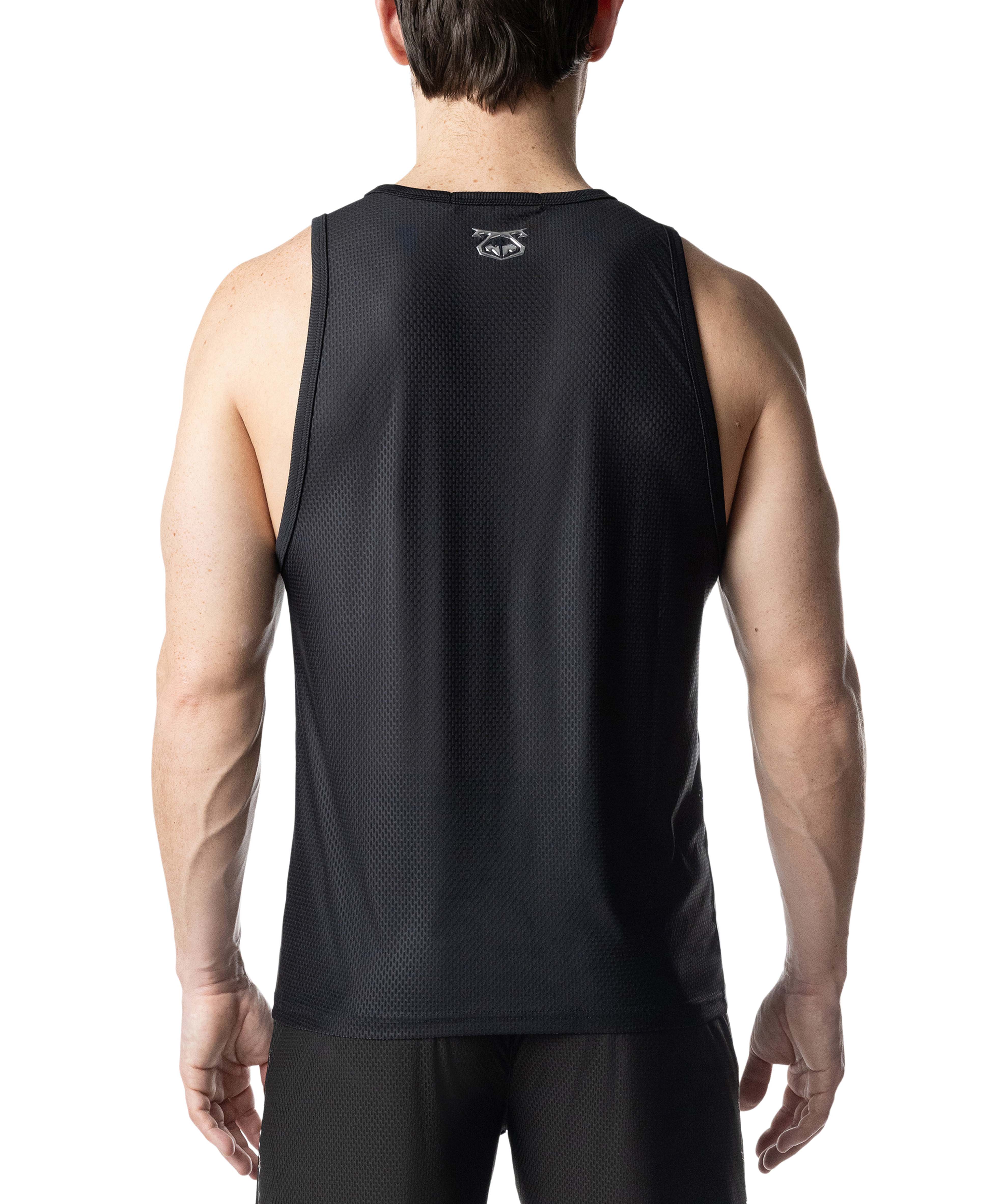 Barbed Wire Tank Top | Black | Nasty Pig