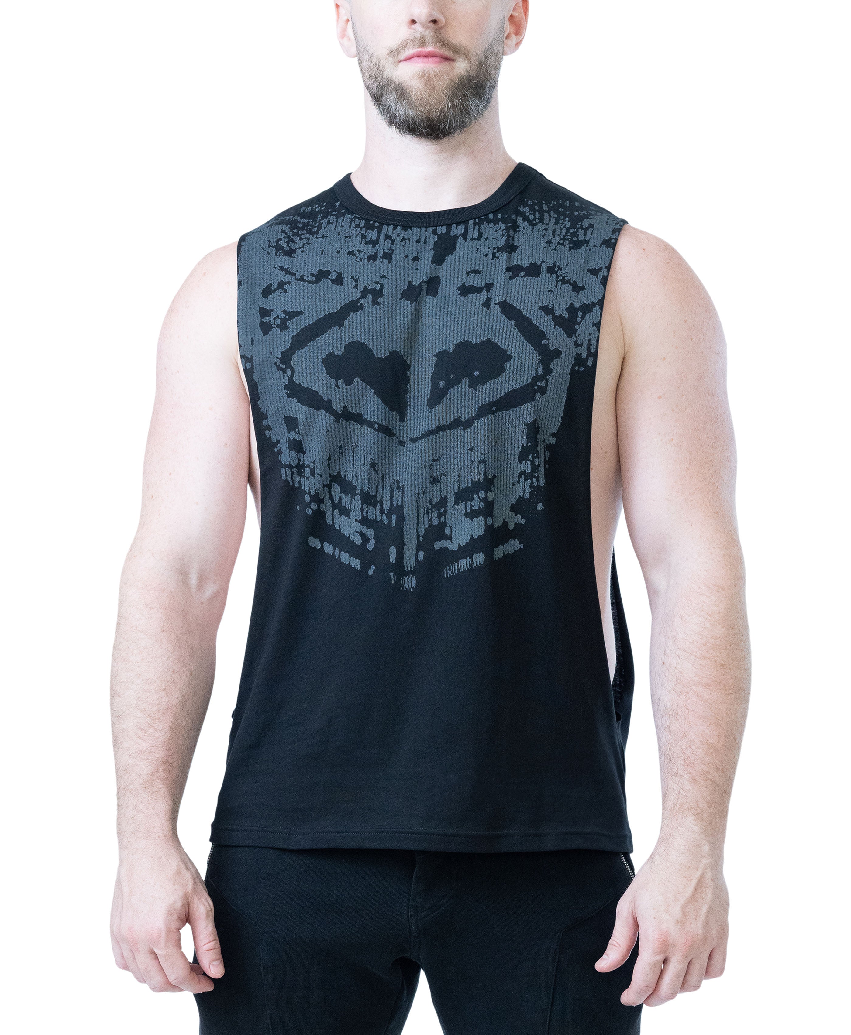 Chaos Shredder Tank Top - Black