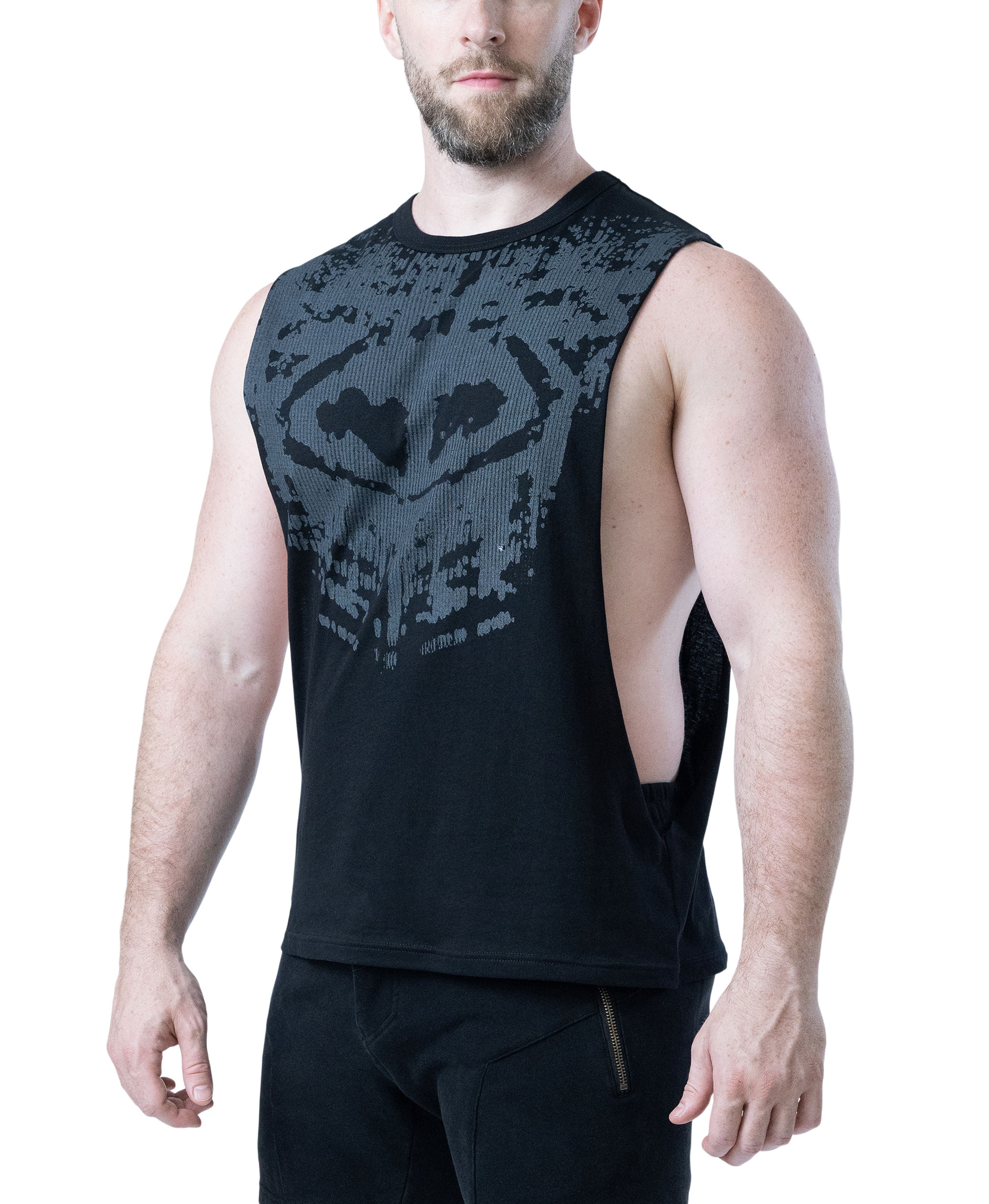 Chaos Shredder Tank Top - Black