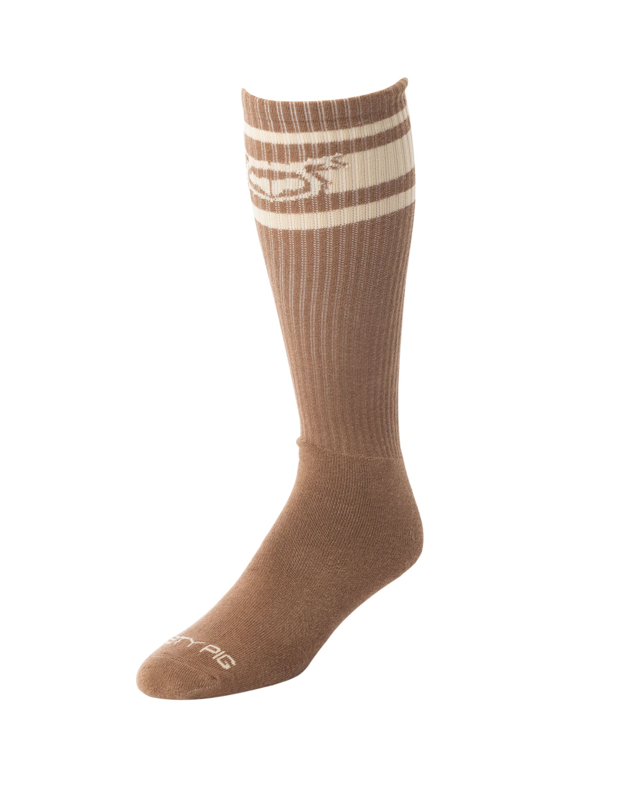 Hook'd Up Sport Sock | Coconut/Almond | Nasty Pig