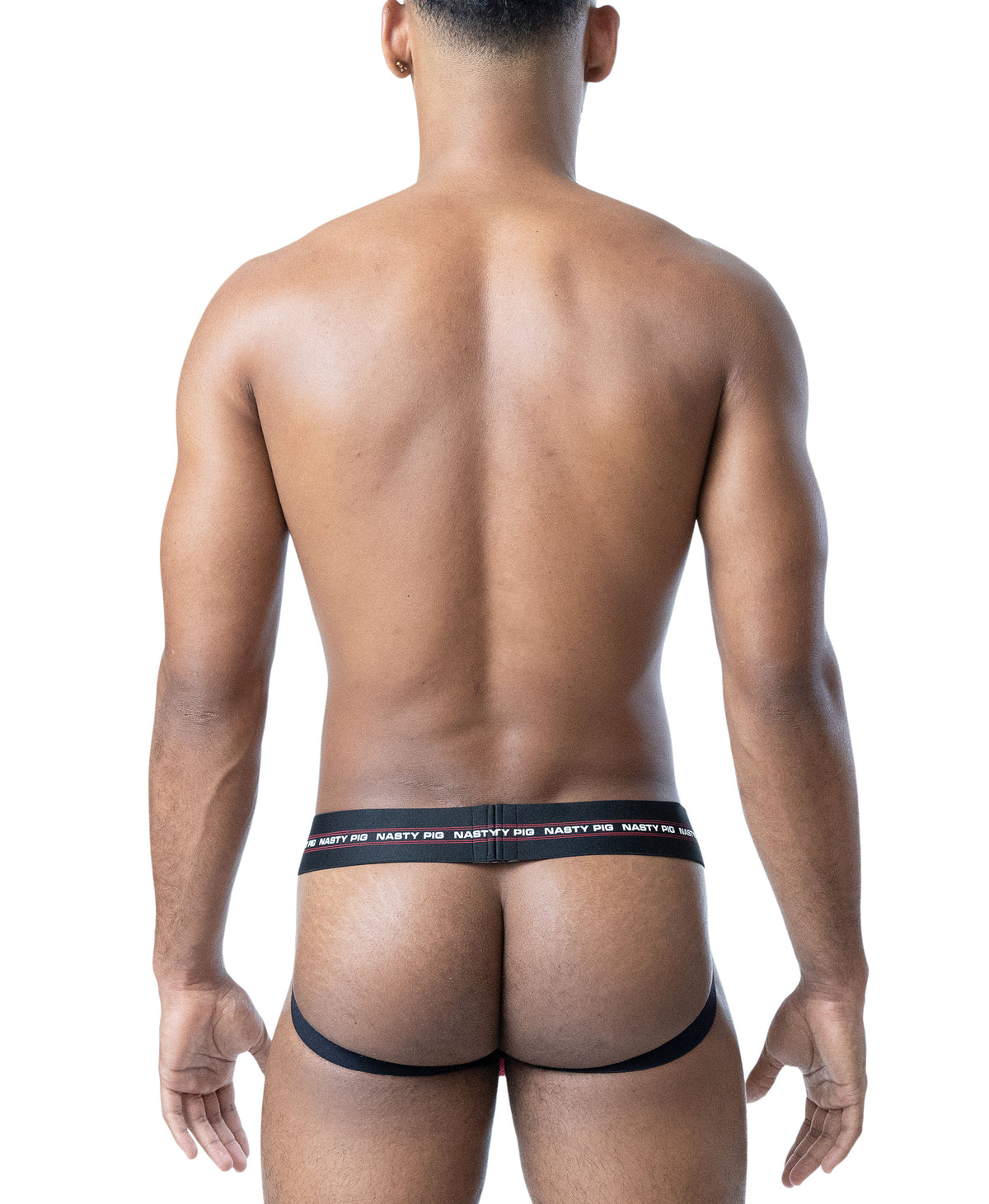 Core Mesh Jock Strap - Black/System Red/White