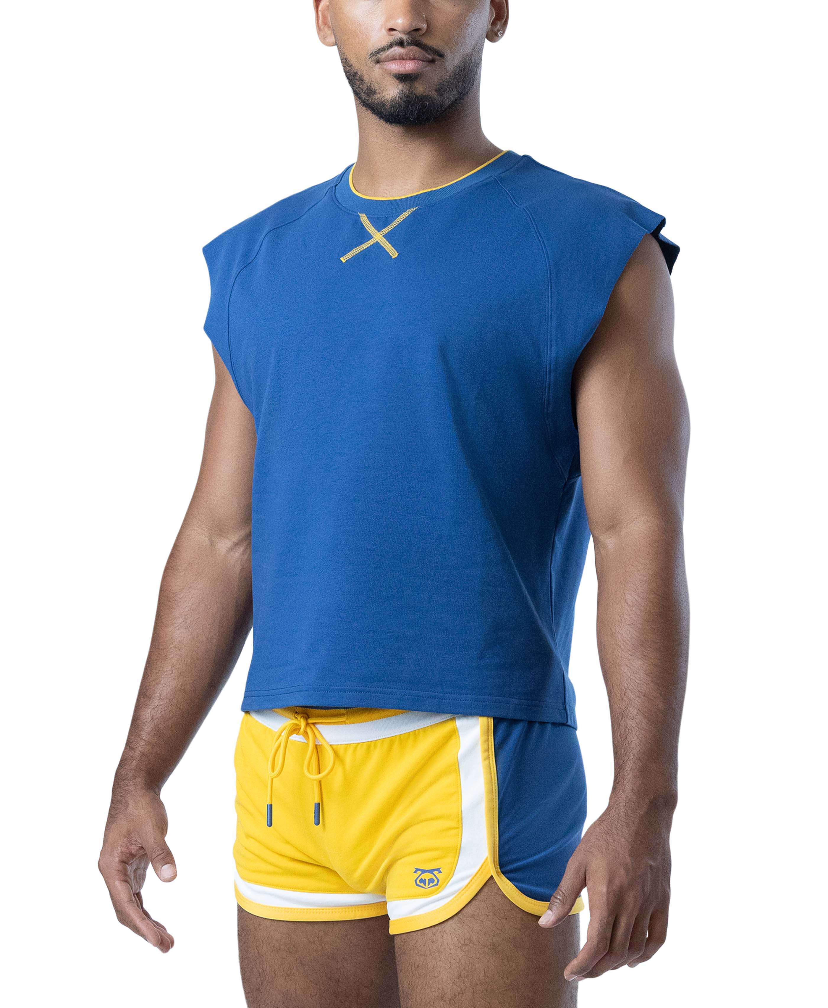 Deadlift Sleeveless Shirt - Cadet Blue