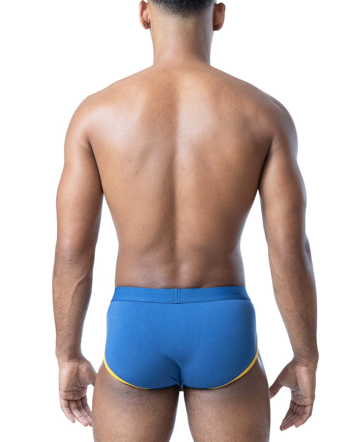 Deadlift Sport Brief - Cadet Blue/Goldenrod
