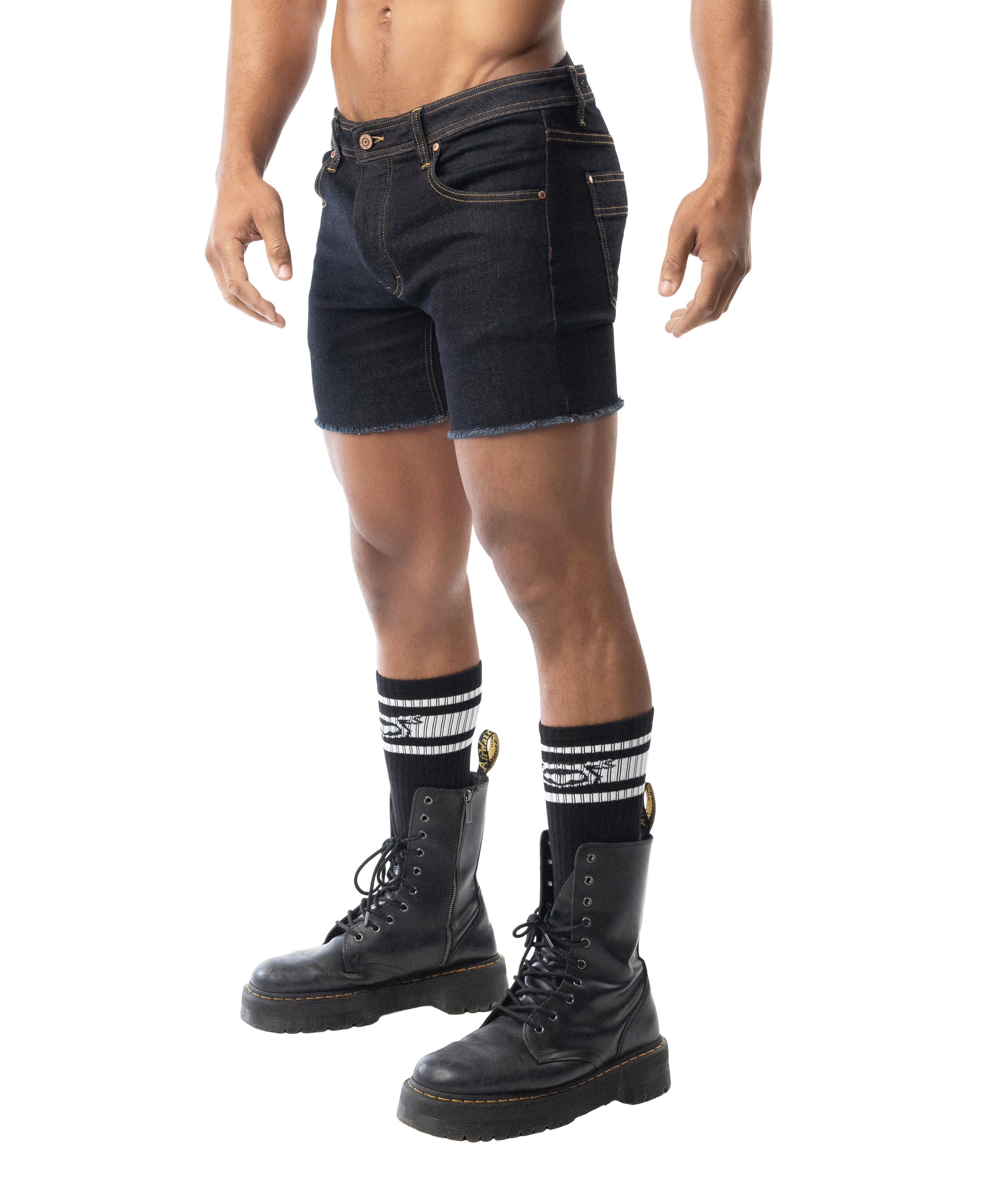 Quad Short - Raw Indigo