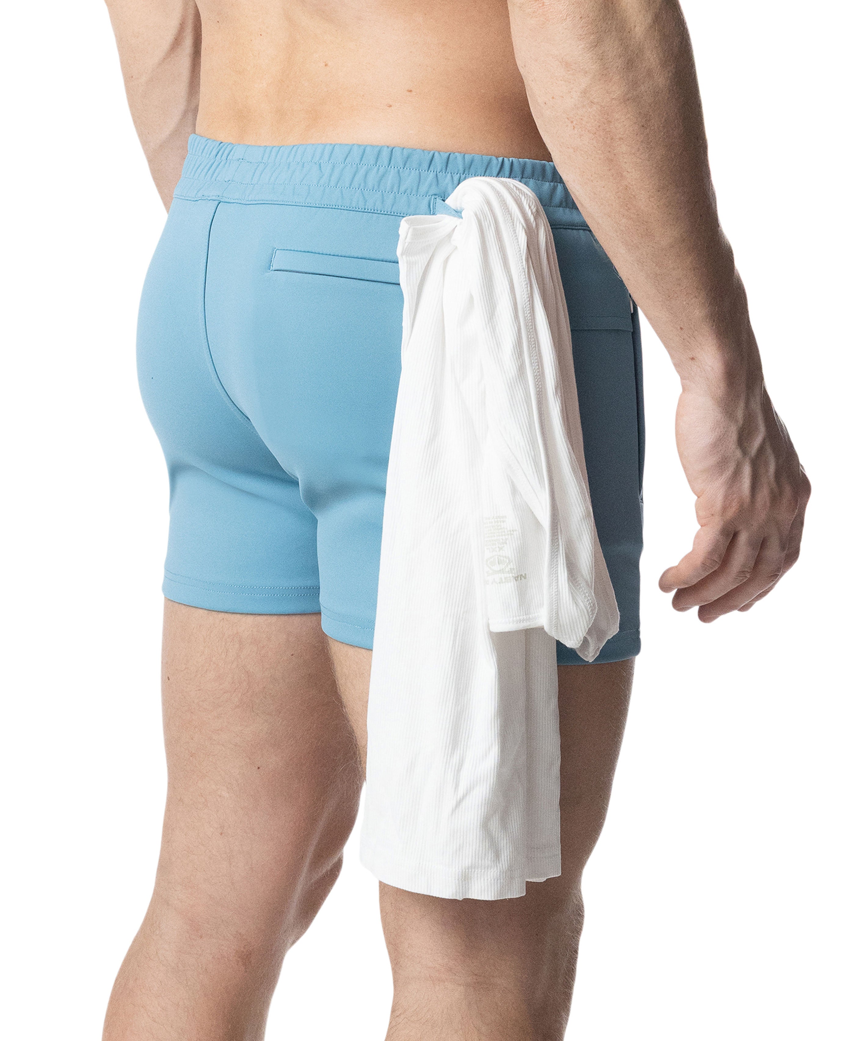Youtility Rugby Short 2.0 - Light Teal/White