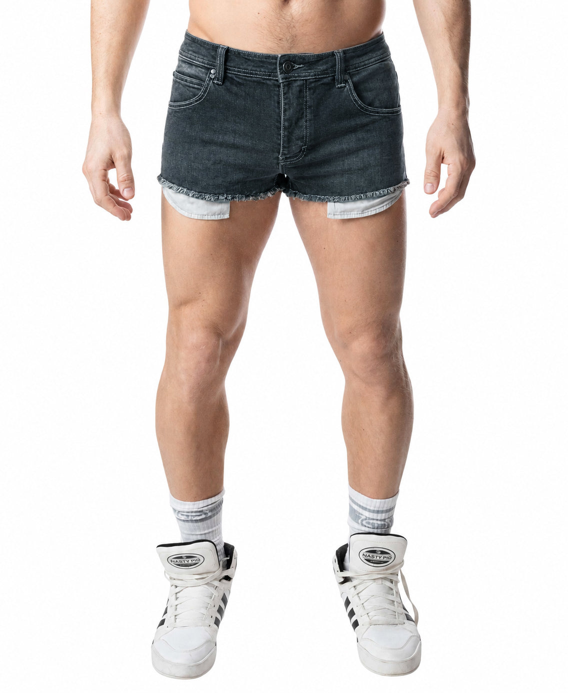 Duke Shorts - Distressed Grey