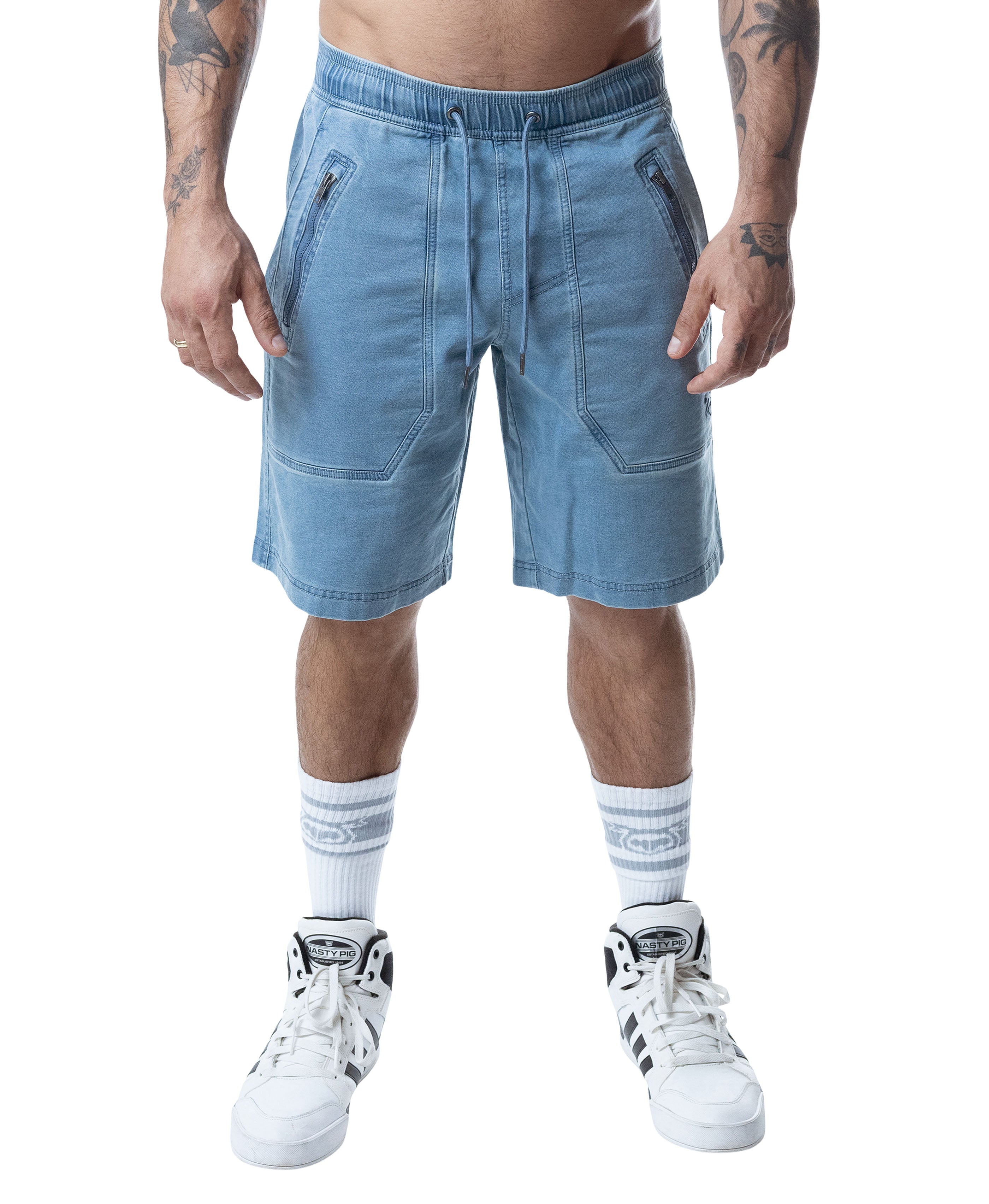 Emboss Classic Short - Mirage Blue